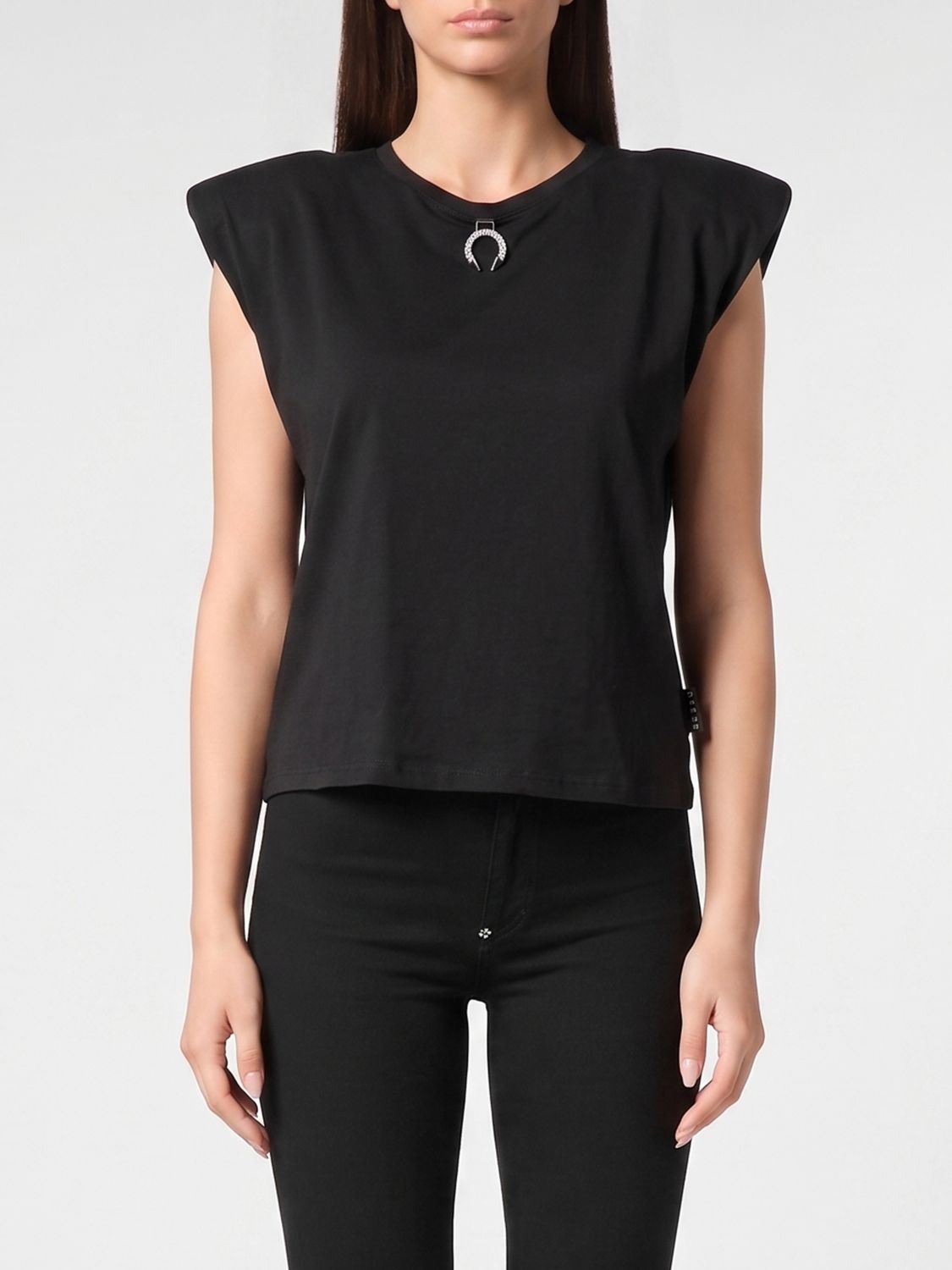 PHILIPP PLEIN Top Donna colore Nero