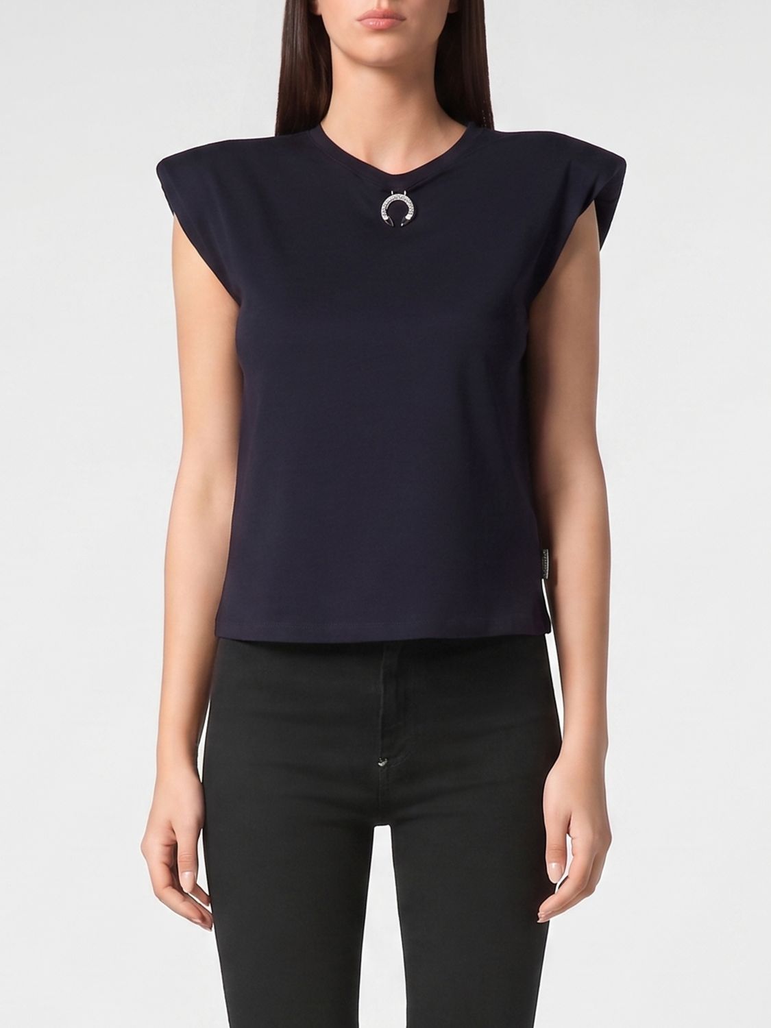 PHILIPP PLEIN Top Donna colore Blue
