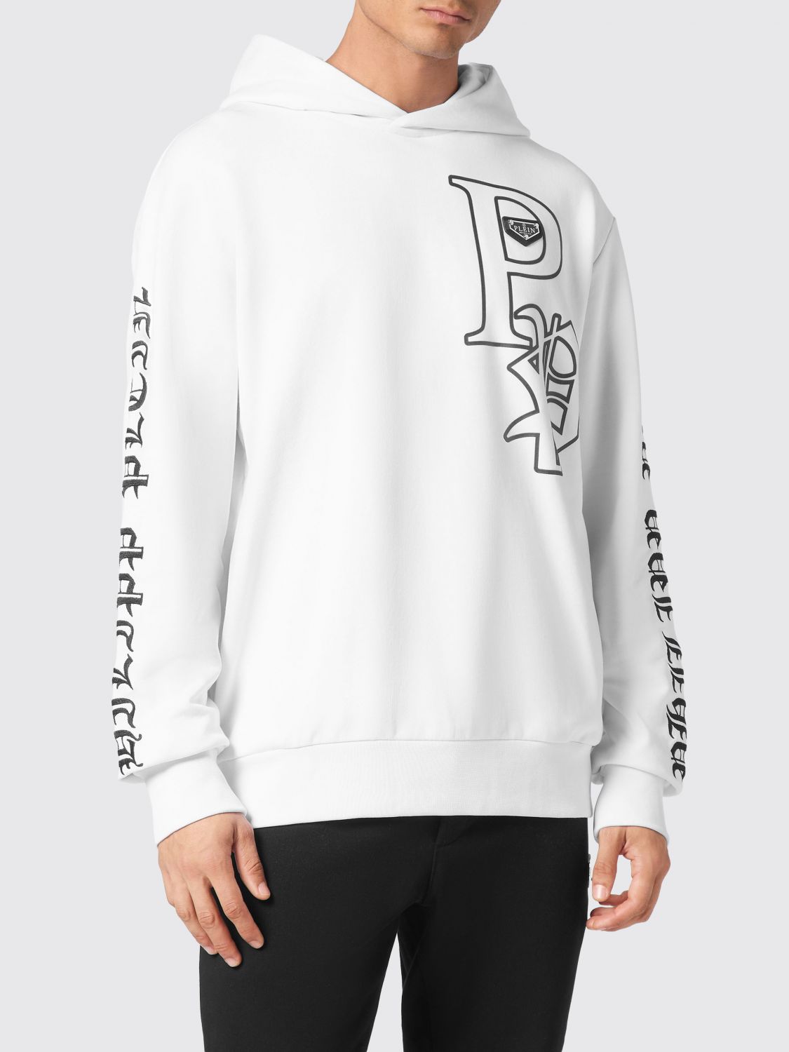 PHILIPP PLEIN Felpa Uomo colore Bianco