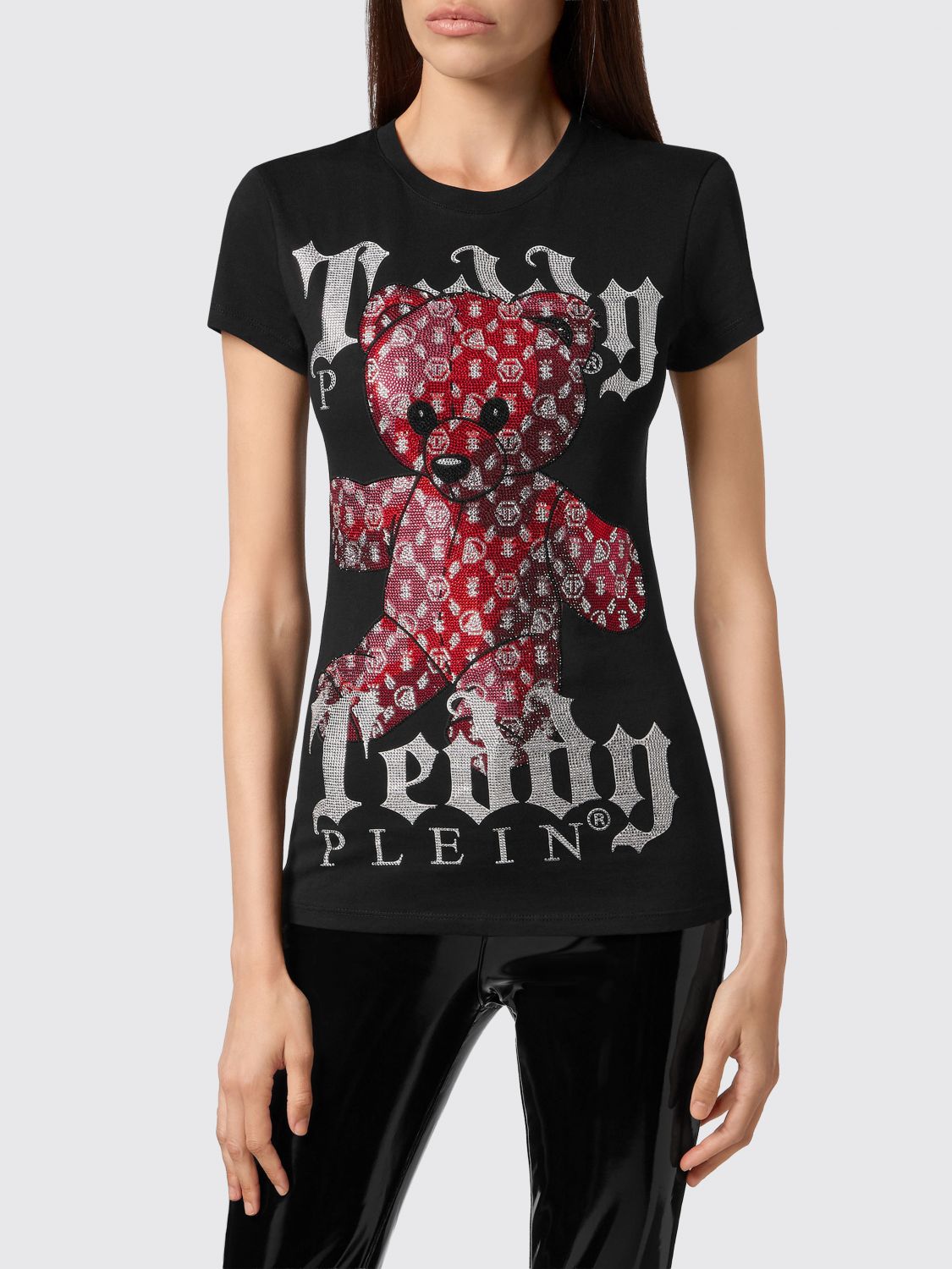 PHILIPP PLEIN T-Shirts Donna colore Nero