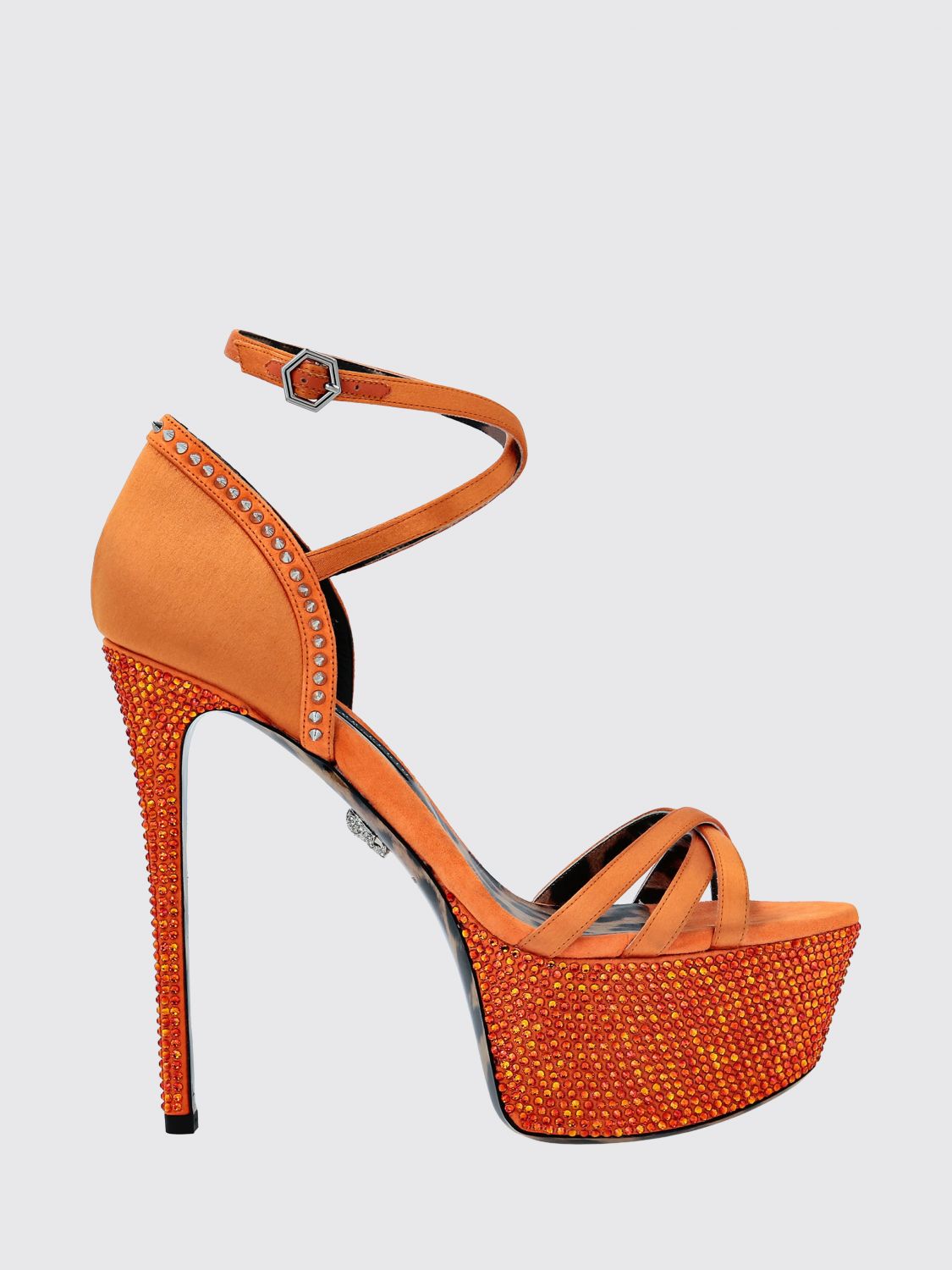 PHILIPP PLEIN Sandali Con Tacco Donna colore Arancione