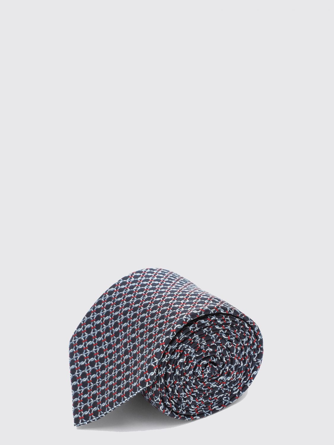 FERRAGAMO Tie Men color Blue