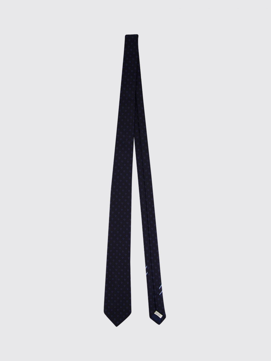 FERRAGAMO Tie Men color Blue