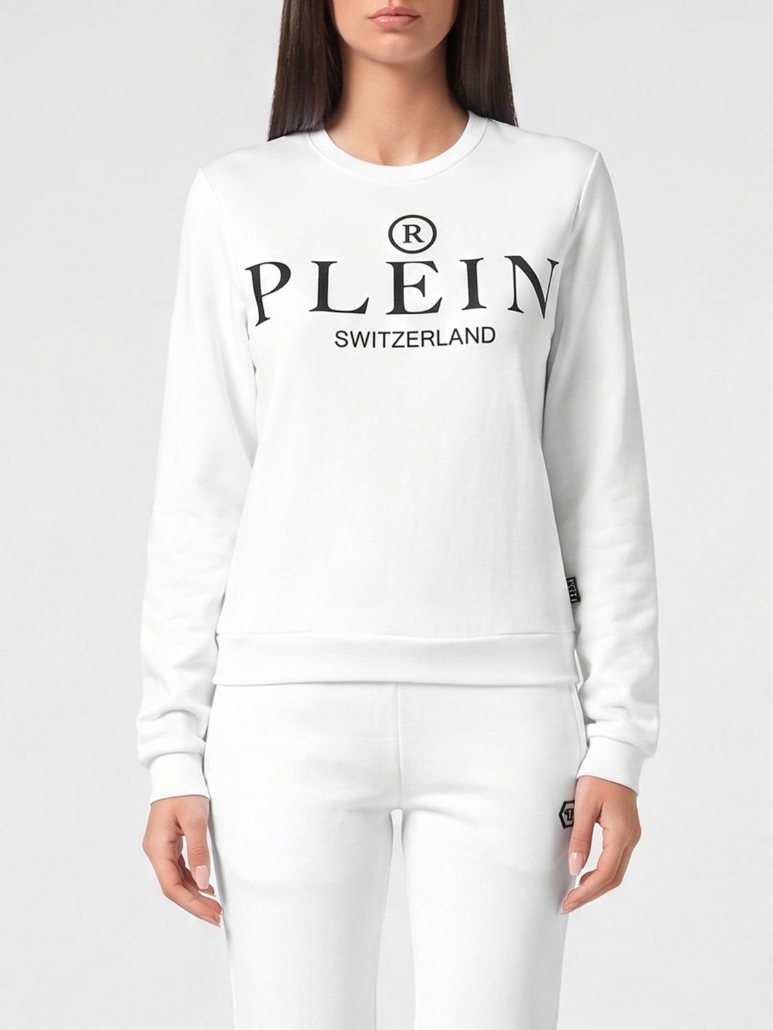 PHILIPP PLEIN Felpa Donna colore Bianco