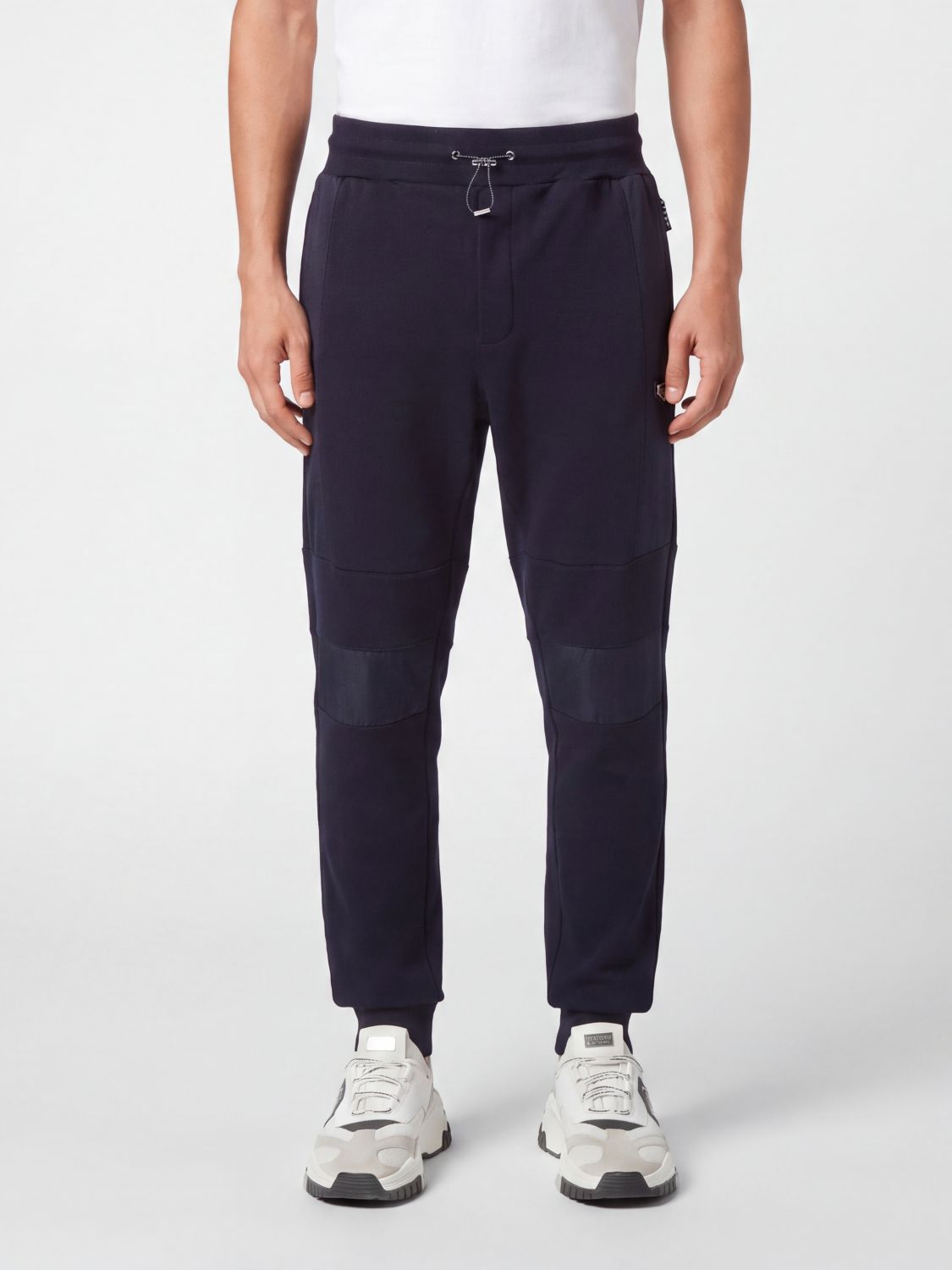 PHILIPP PLEIN Pantaloni jogging in jersey con coulisse e tasche a filetto