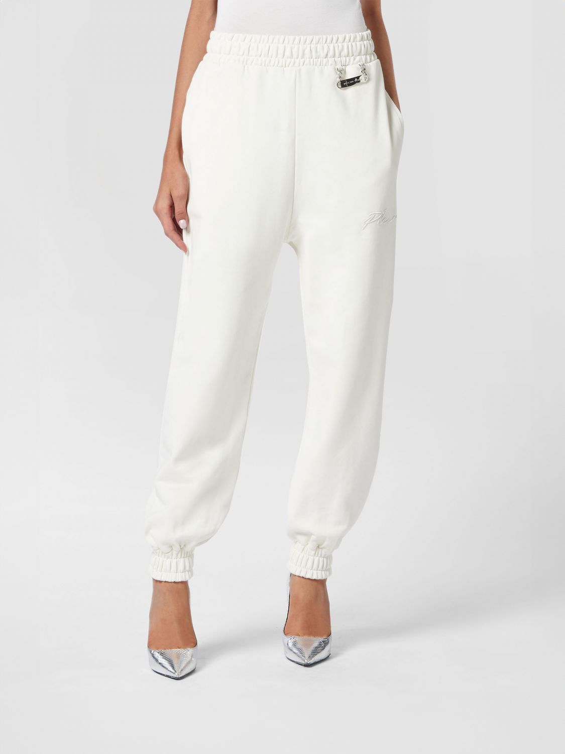 PHILIPP PLEIN Pants Woman color Ivory