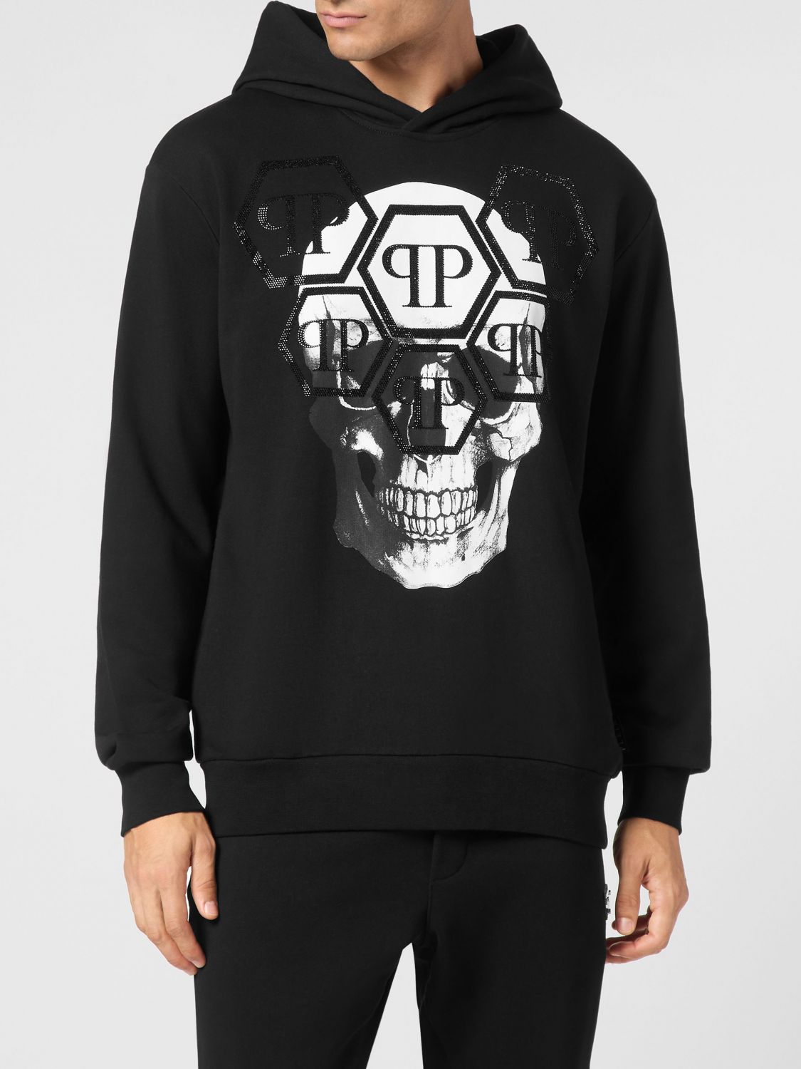 PHILIPP PLEIN Felpa Uomo colore Nero