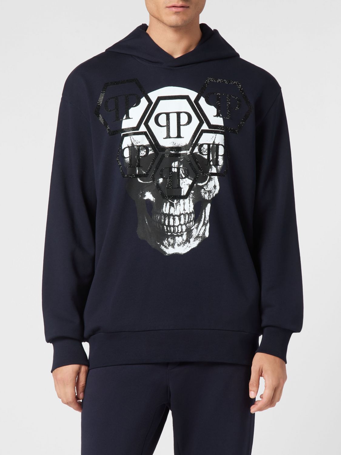 PHILIPP PLEIN Felpa Uomo colore Blue