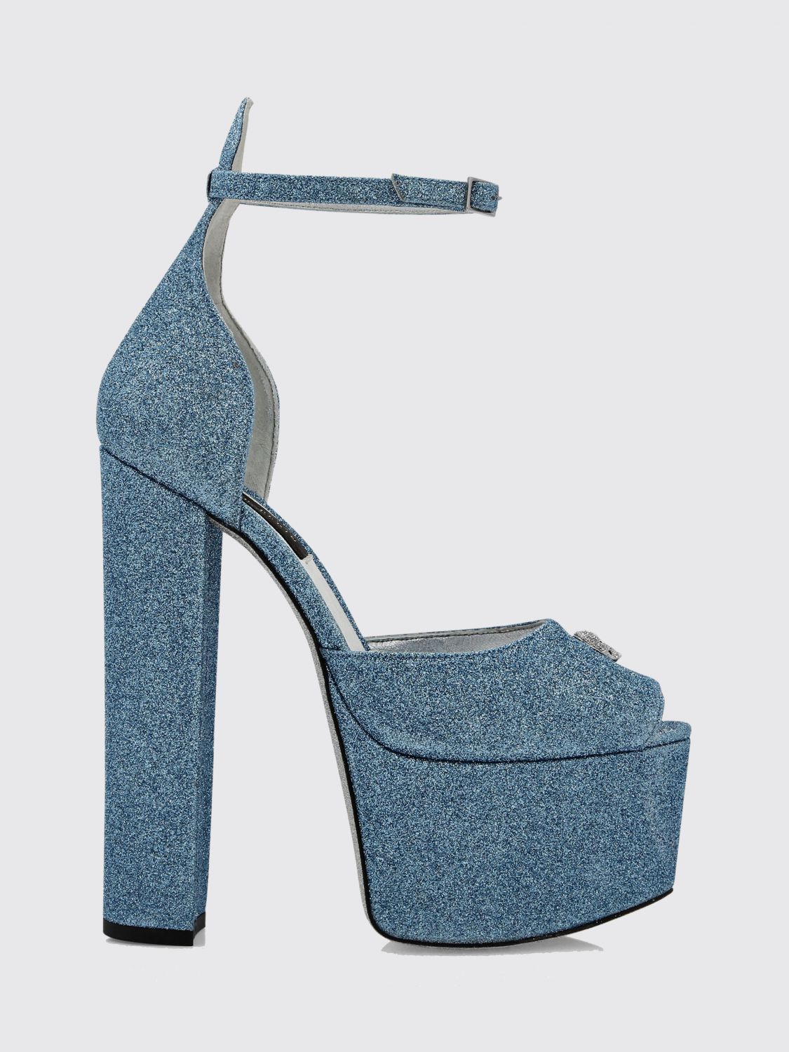 PHILIPP PLEIN Sandali Con Tacco Donna colore Turchese