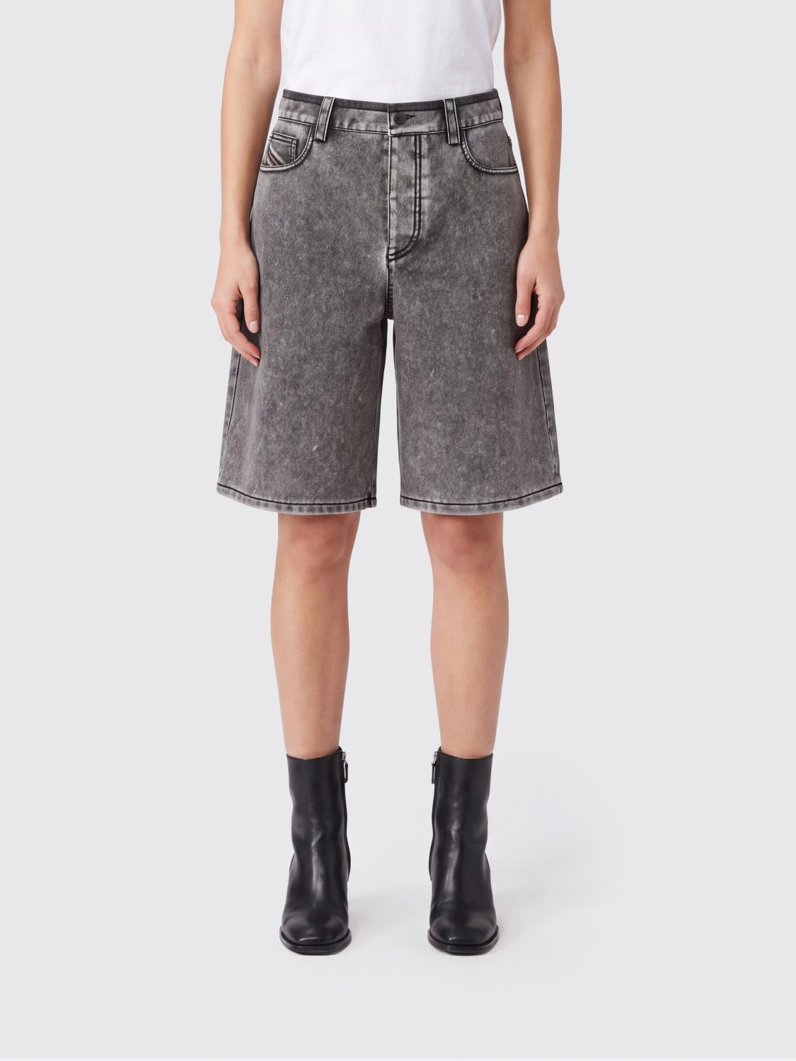 DIESEL Pantaloncini Donna colore Grigio