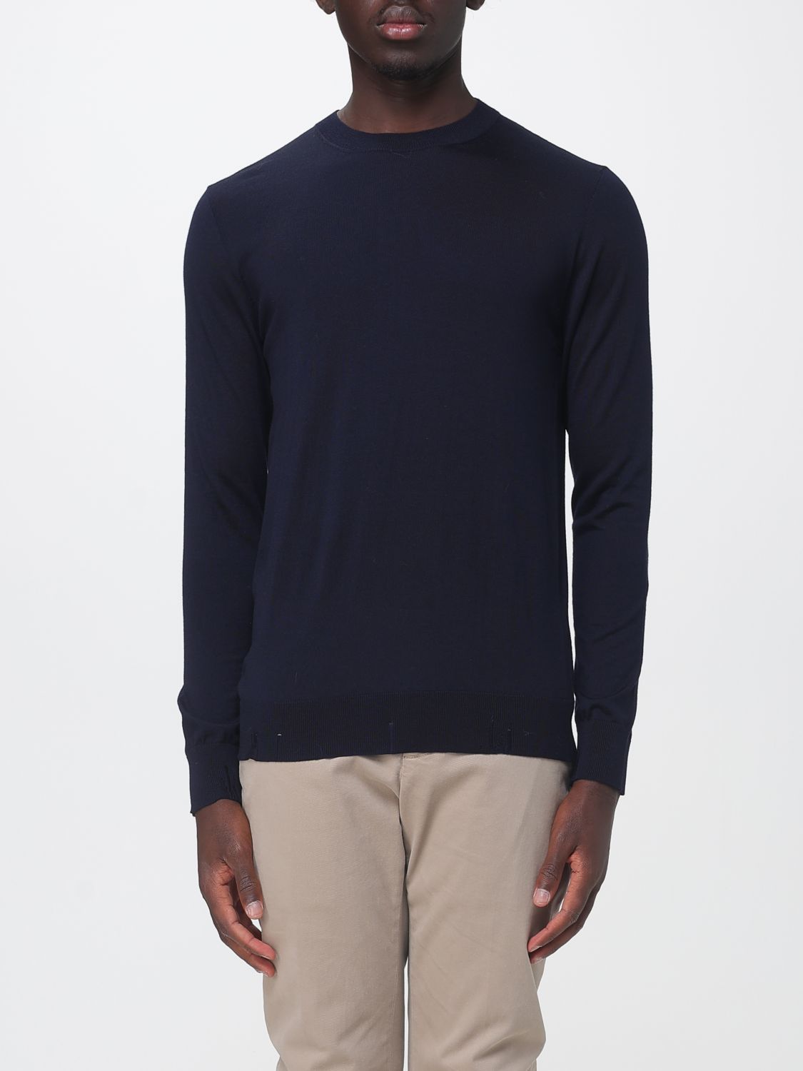 Golden Goose Slim Fit Crewneck Jumper in Pure Virgin Wool