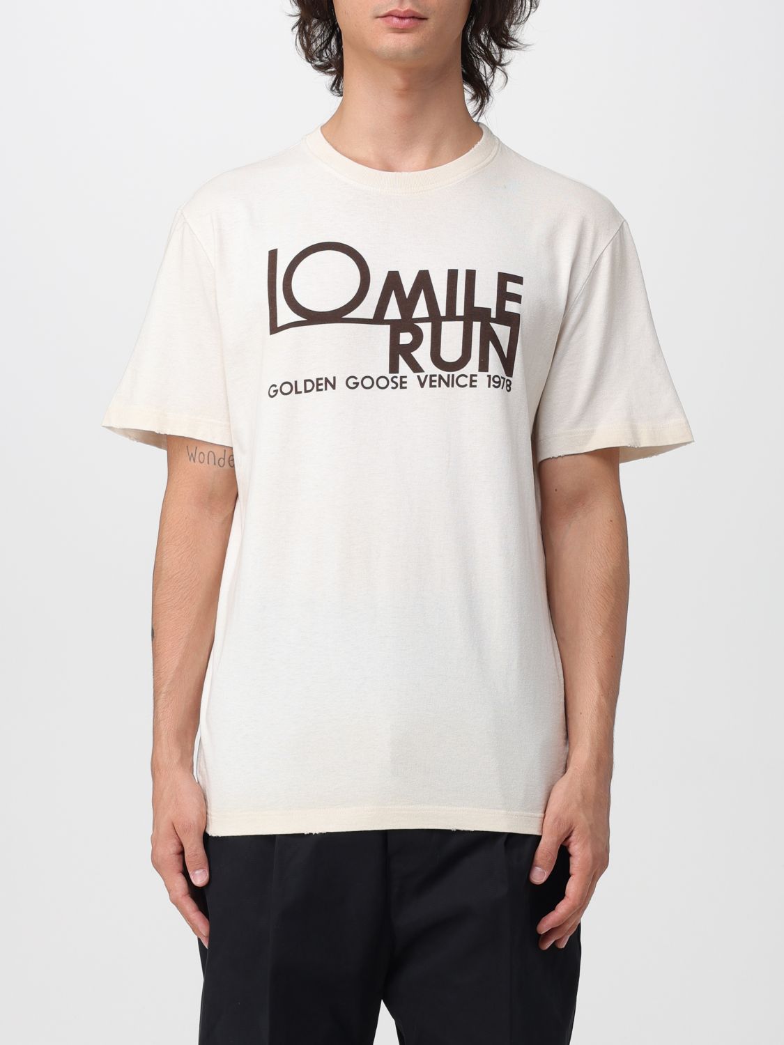 GOLDEN GOOSE T-Shirt Men color White