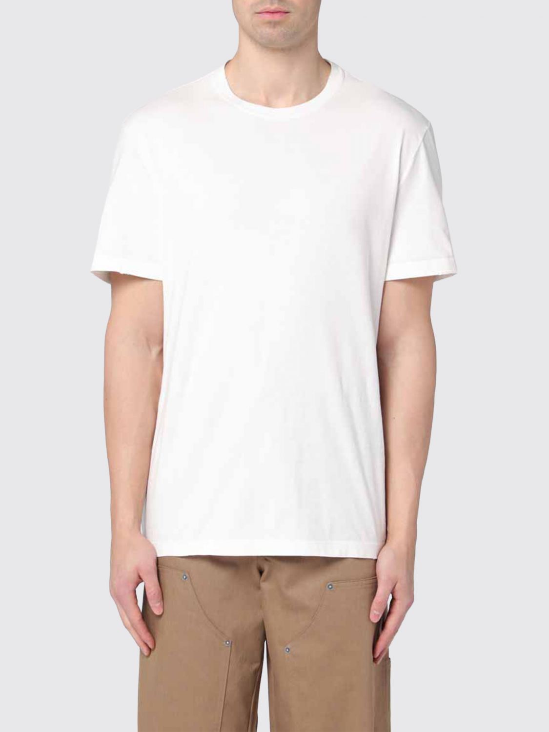 Golden Goose Crewneck Short-Sleeved T-Shirt in Pure Cotton