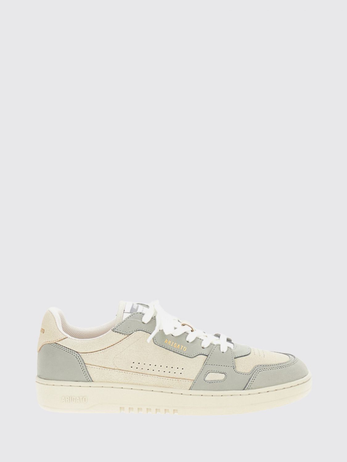 AXEL ARIGATO Low-Top-Sneaker aus Leder und Mesh mit perforierter Zehenkappe
