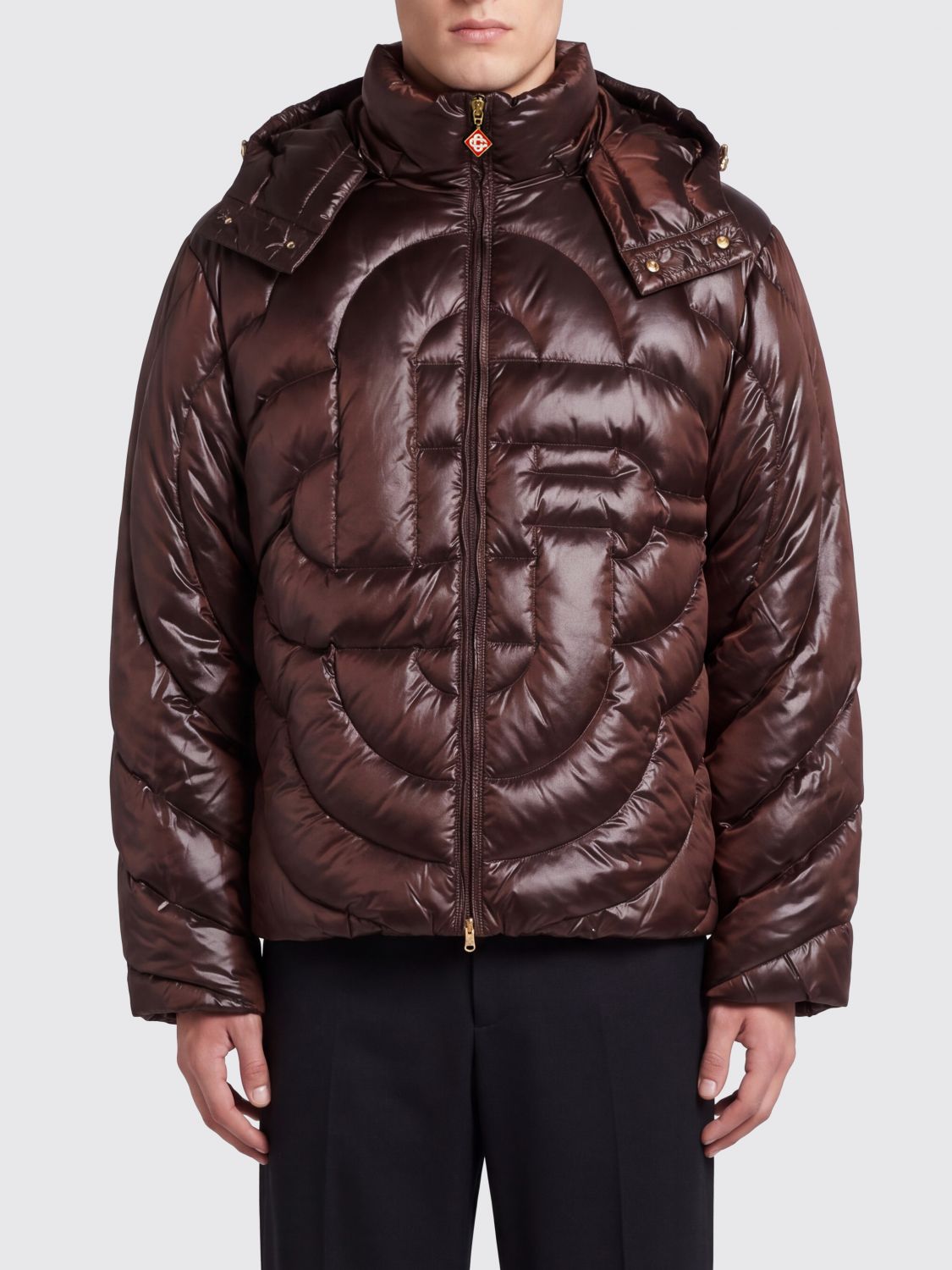 CASABLANCA Coat Men color Brown