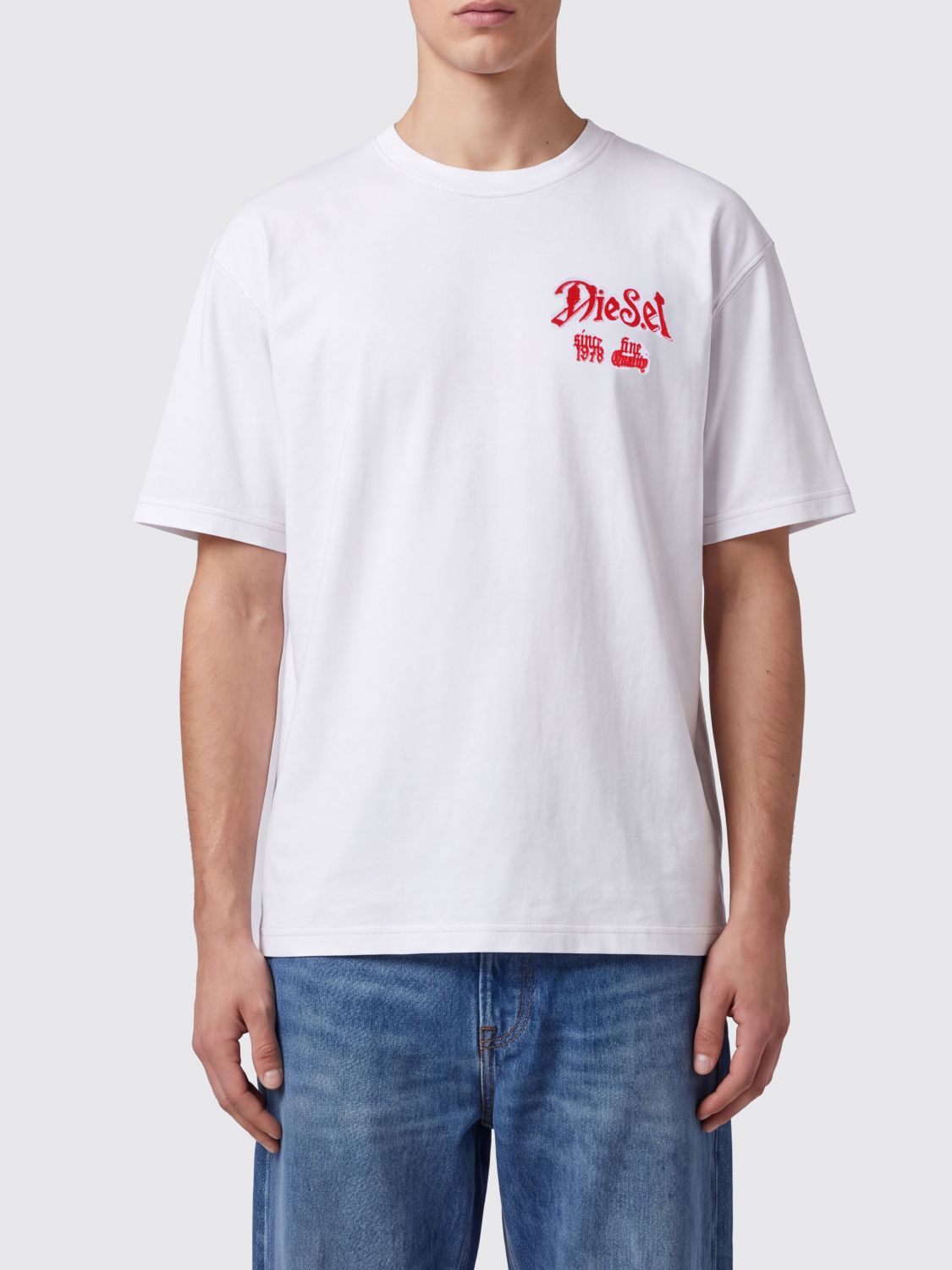 DIESEL T-Shirt Uomo colore Bianco