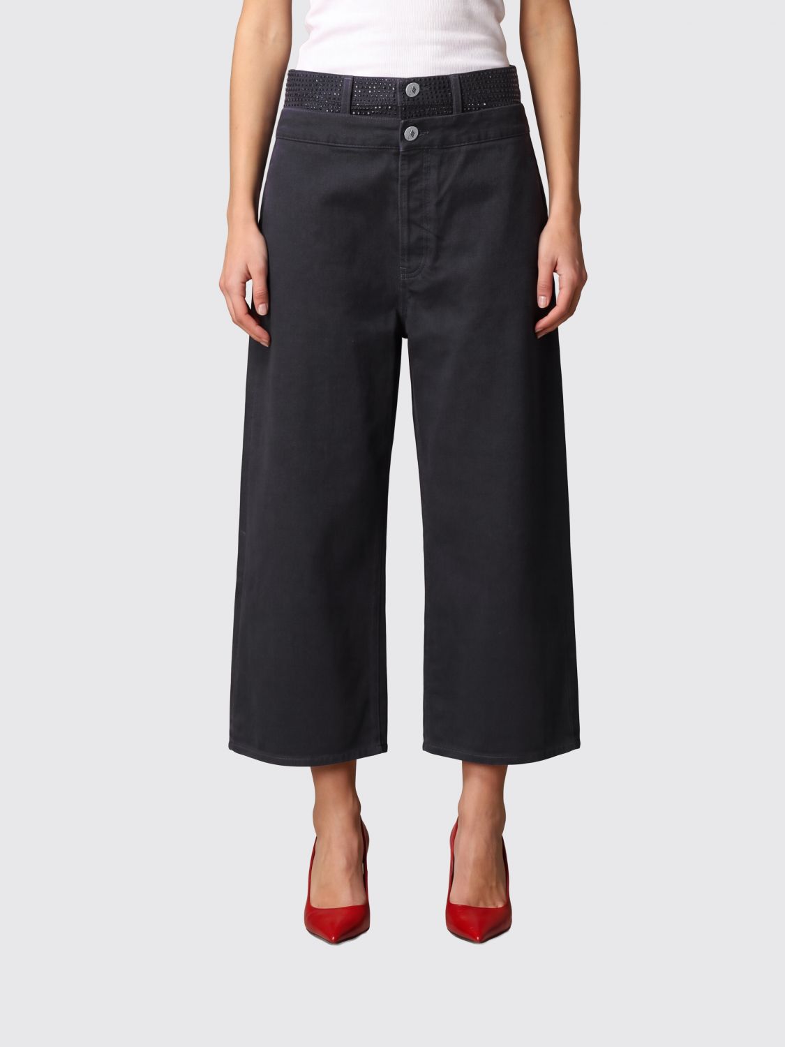 THE ATTICO Jeans Woman color Black