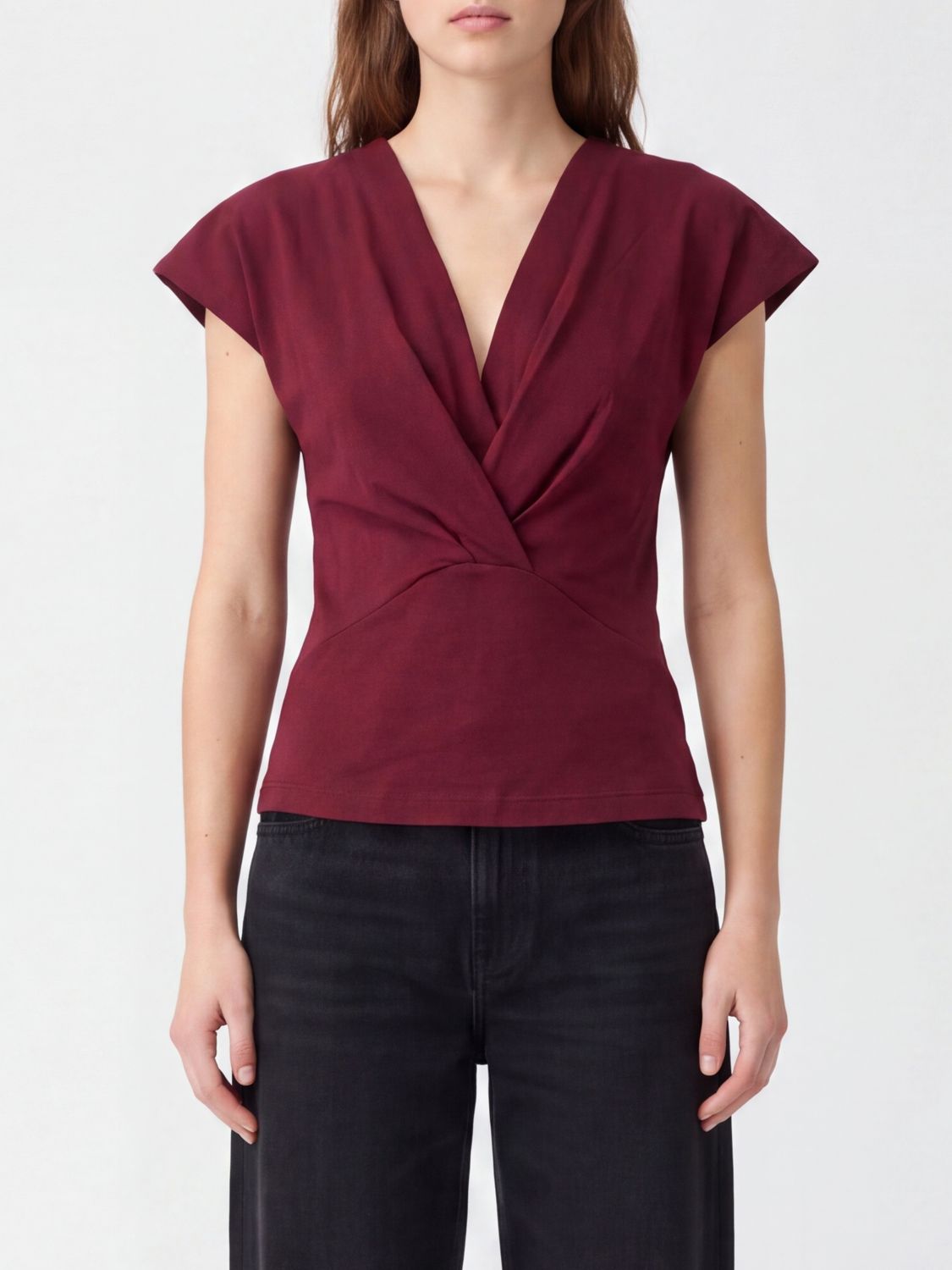 ISABEL MARANT Top Woman color Burgundy