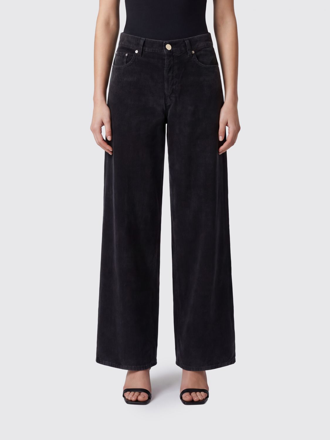 Haikure Bethany Wide-Leg Trousers in Cotton Corduroy