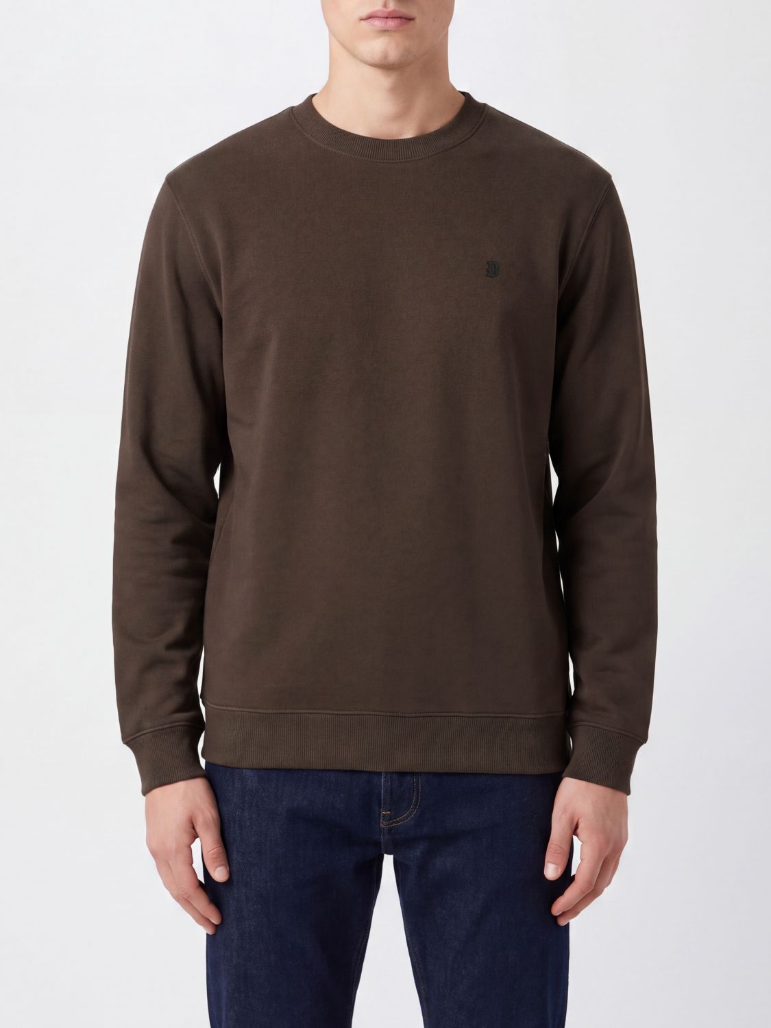 DONDUP Sweatshirt Men color Brown
