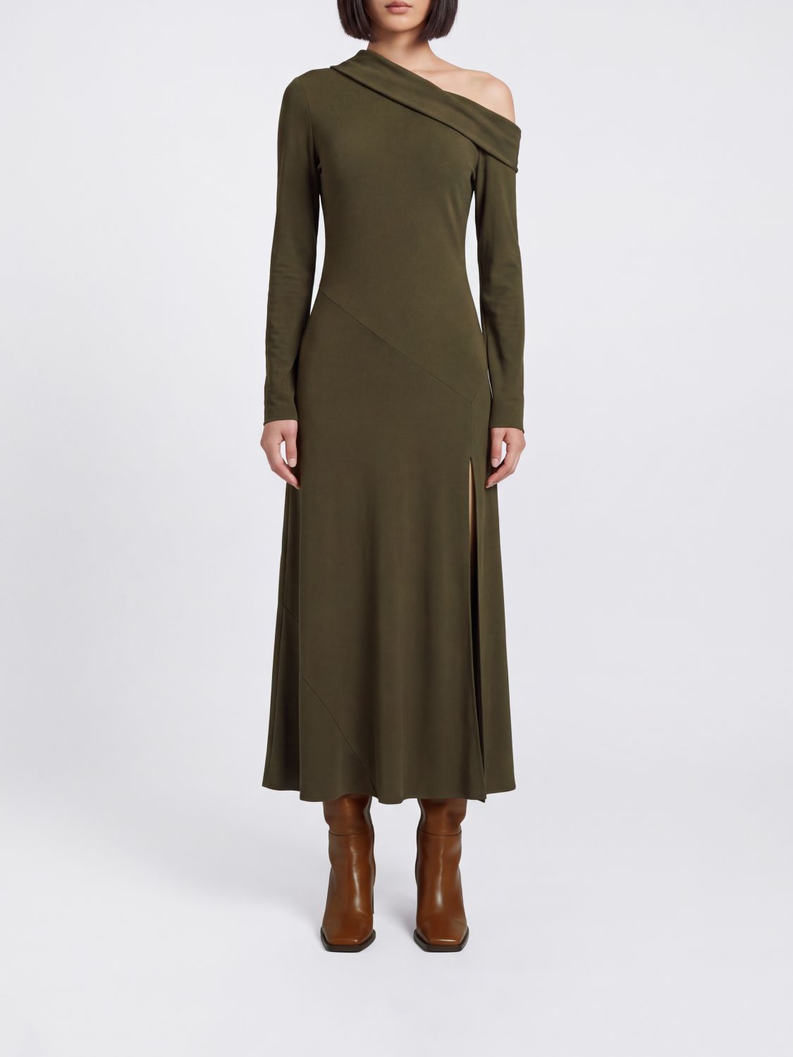 ALBERTA FERRETTI Dress Woman color Brown