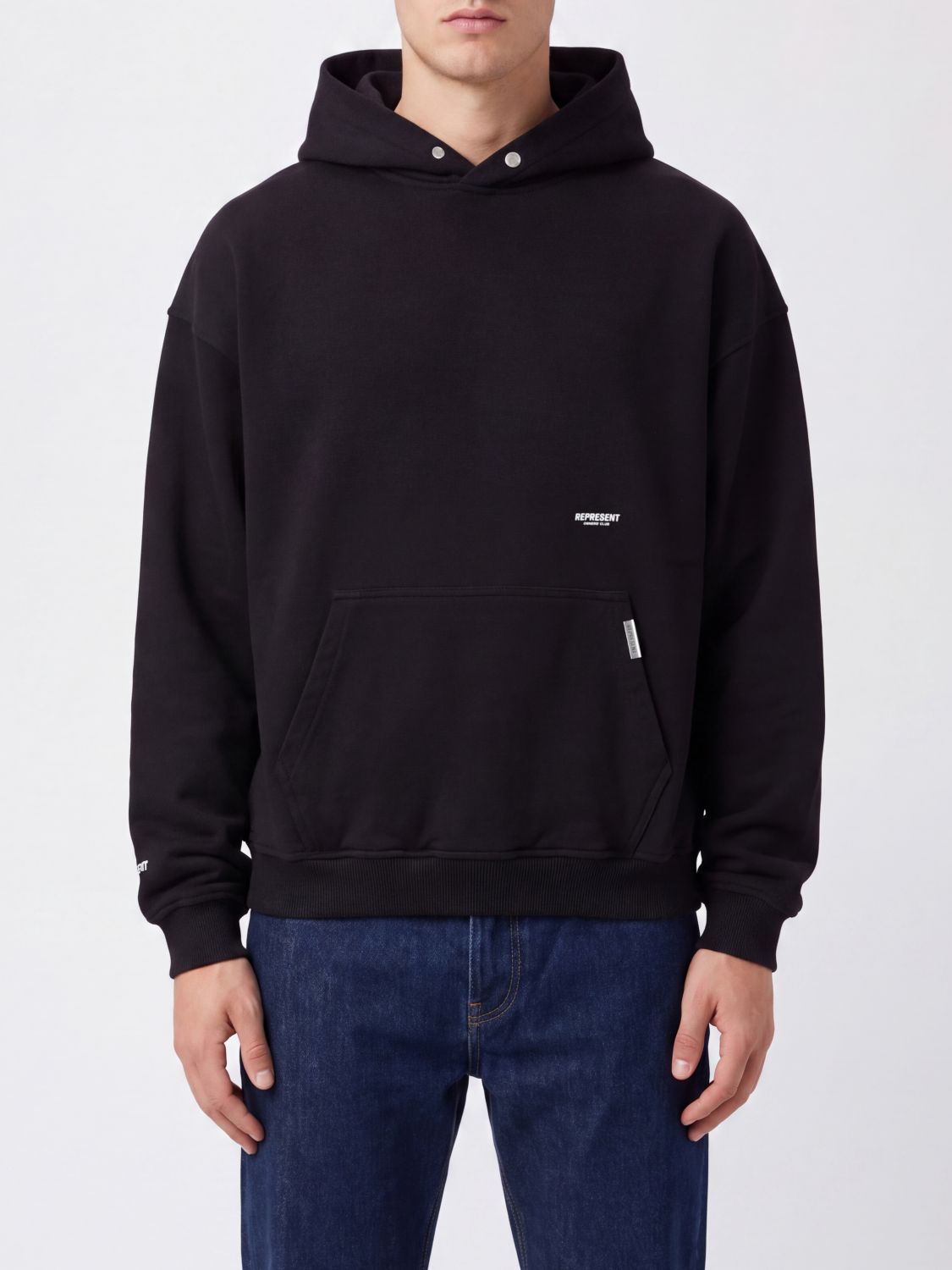 REPRESENT Baumwoll-Hoodie mit Beuteltasche