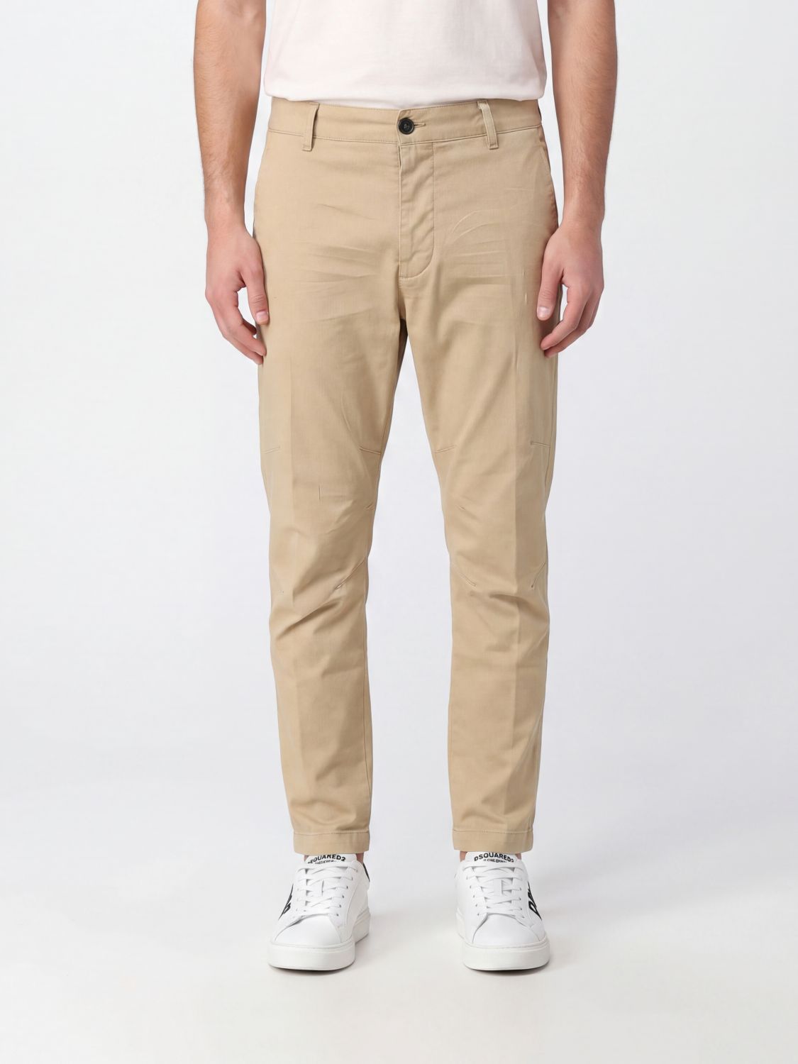 DSQUARED2 Slim-Fit Chino-Hose aus Stretch-Baumwolle mit mittlerer Taille