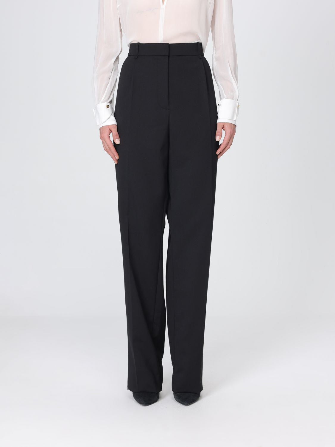 ELISABETTA FRANCHI Pants Woman color Black