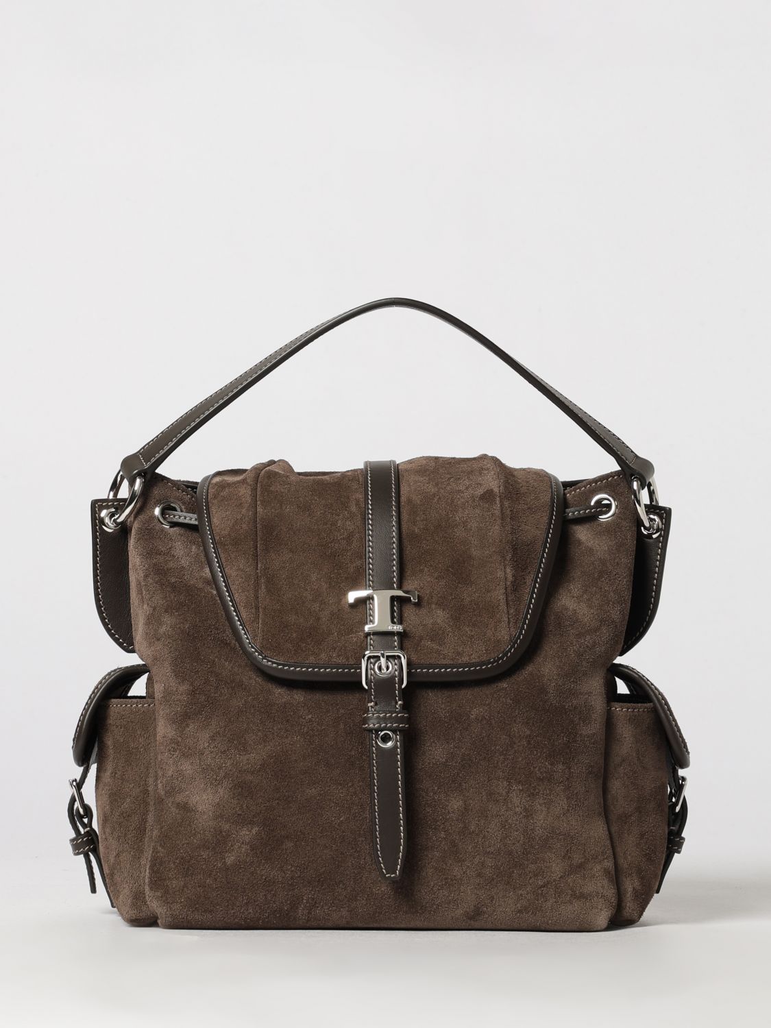 TOD'S Backpack Woman color Brown
