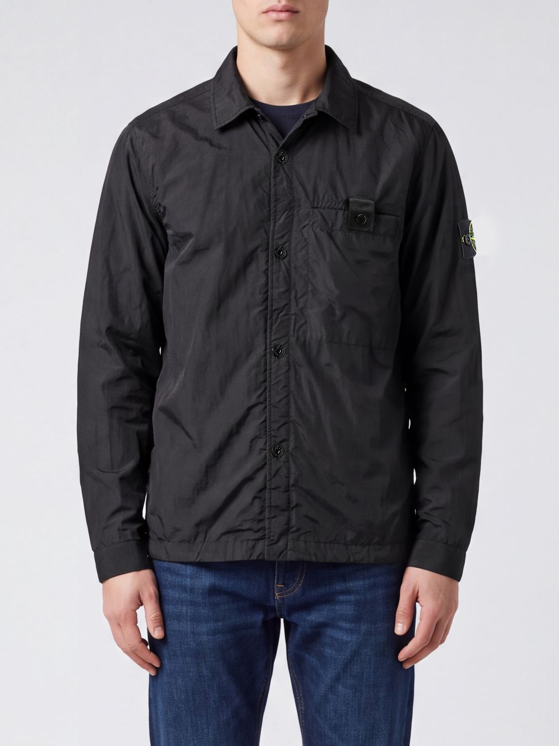 STONE ISLAND Jacke Herren Farbe Schwarz