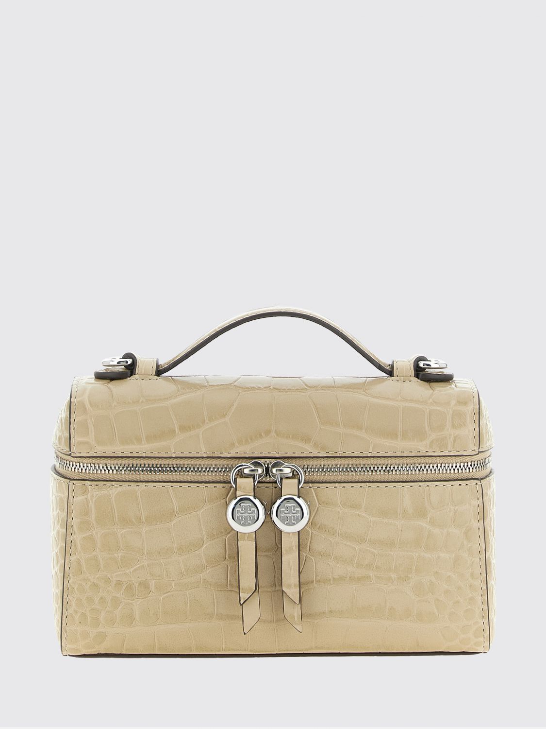 TORY BURCH Borsa Romy in pelle stampa cocco