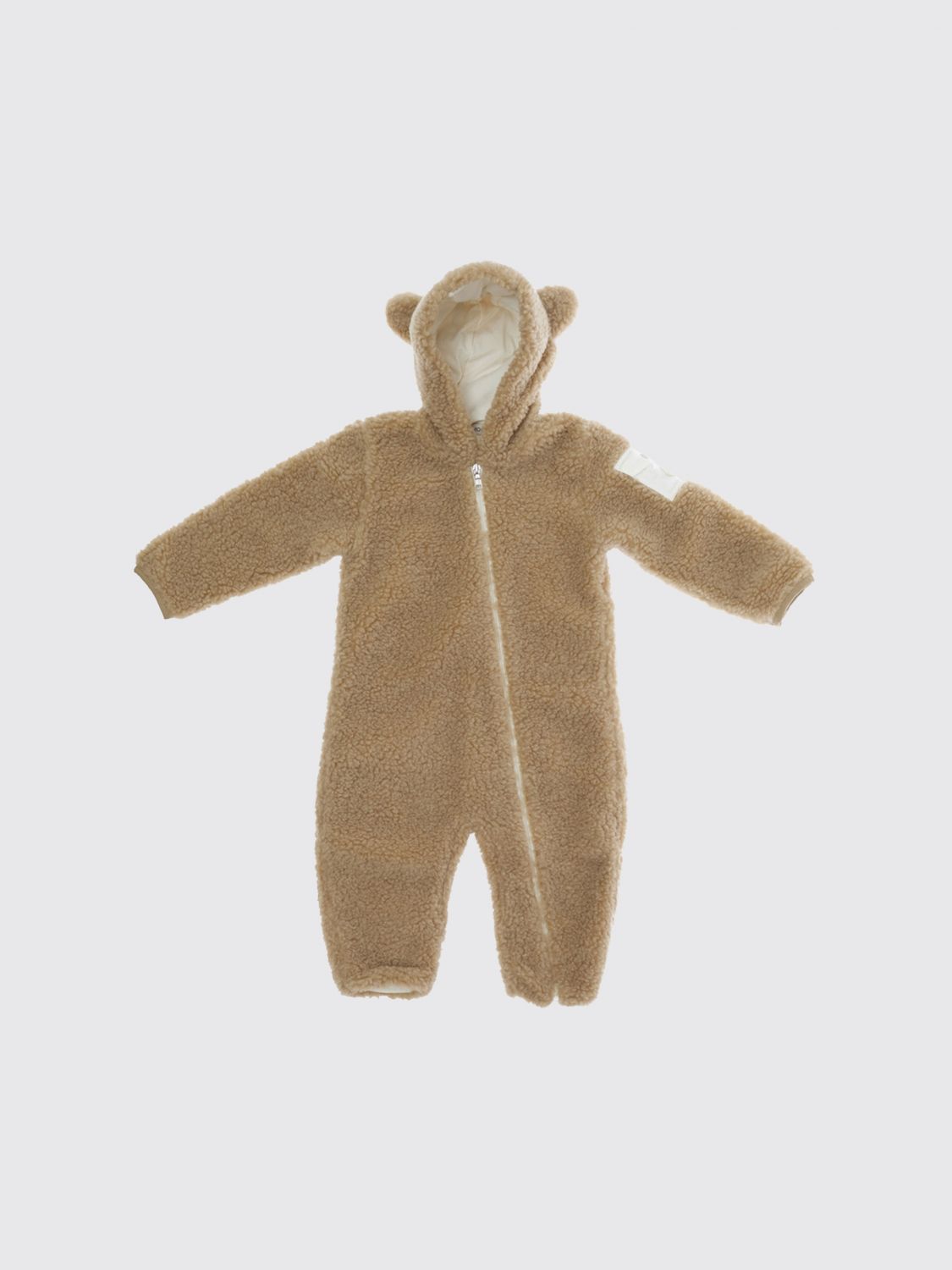 MONCLER Fleece-Schneeanzug für Jungen mit Kapuze und Ohren