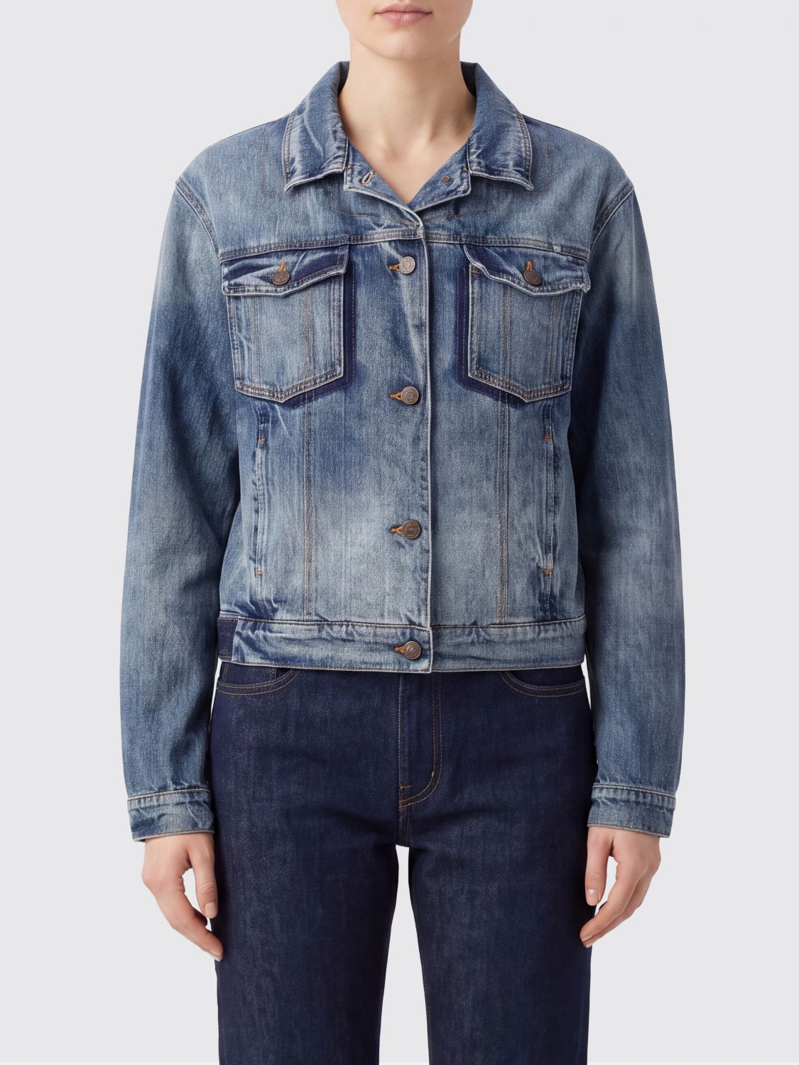 MAISON MARGIELA Jacket Woman color Blue