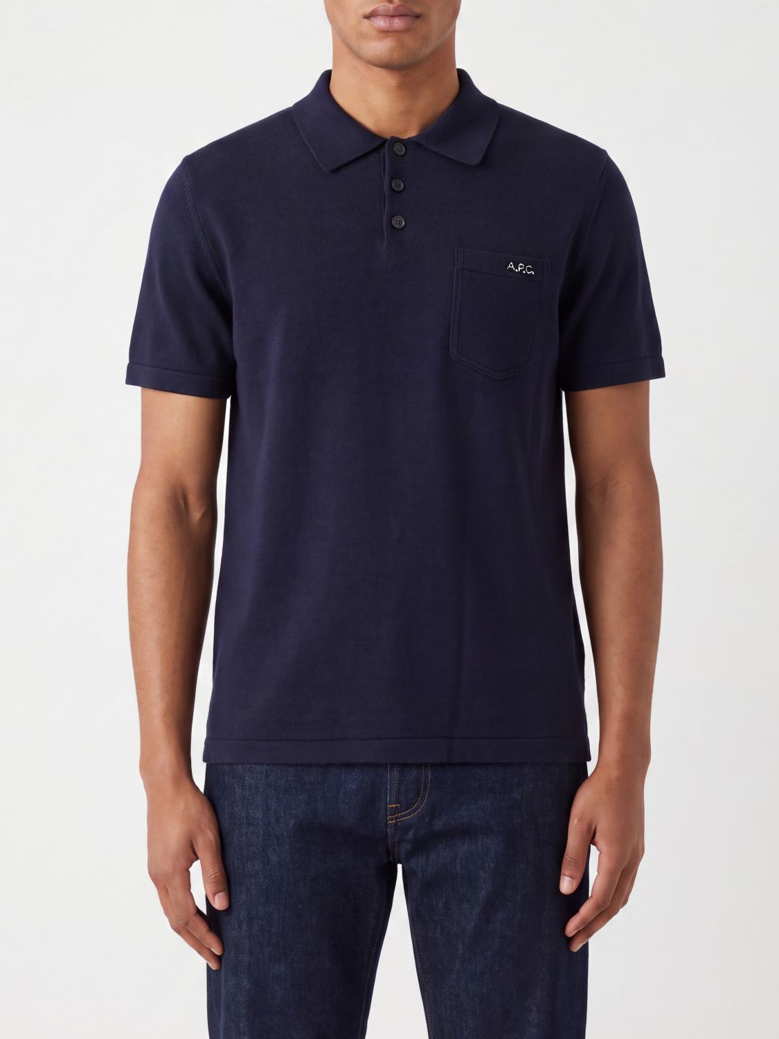 A. P.C. Polo Uomo colore Blue