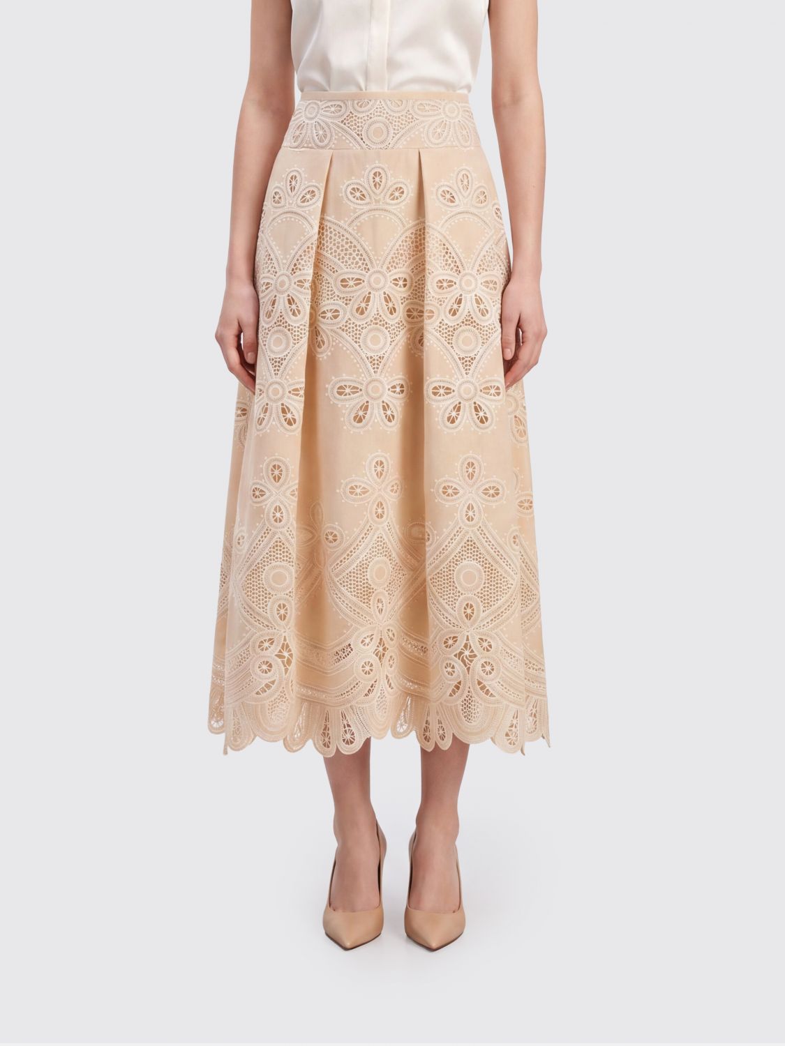 ELIE SAAB Skirt Woman color White