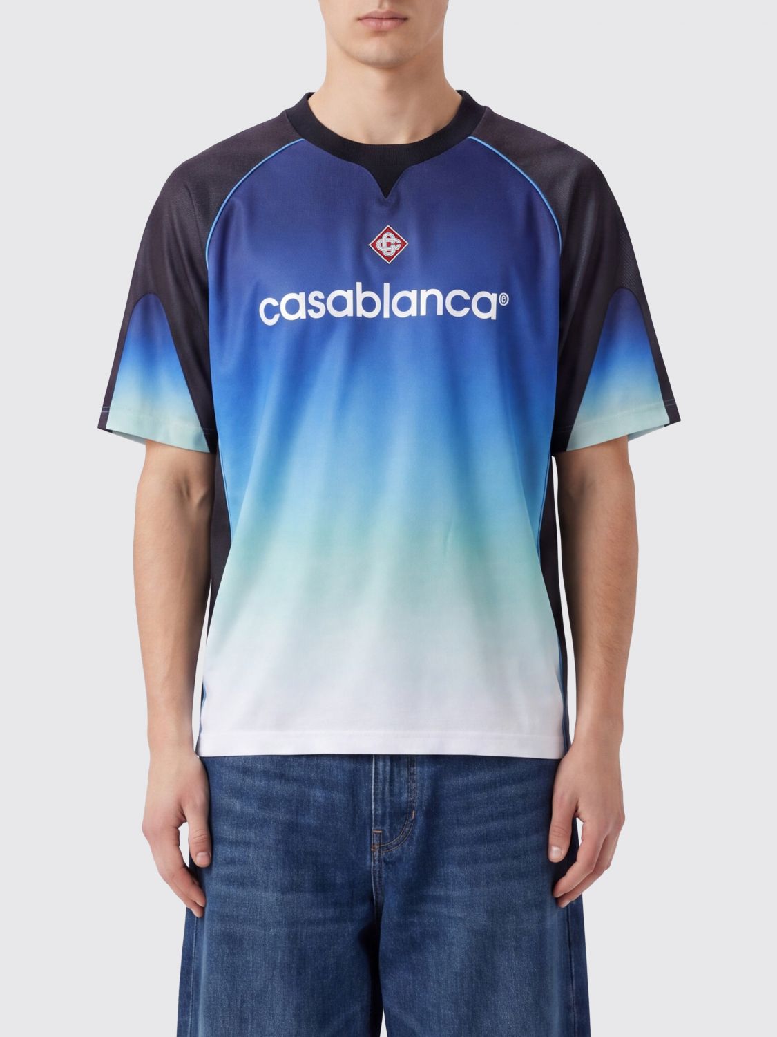 CASABLANCA T-Shirt Men color Blue