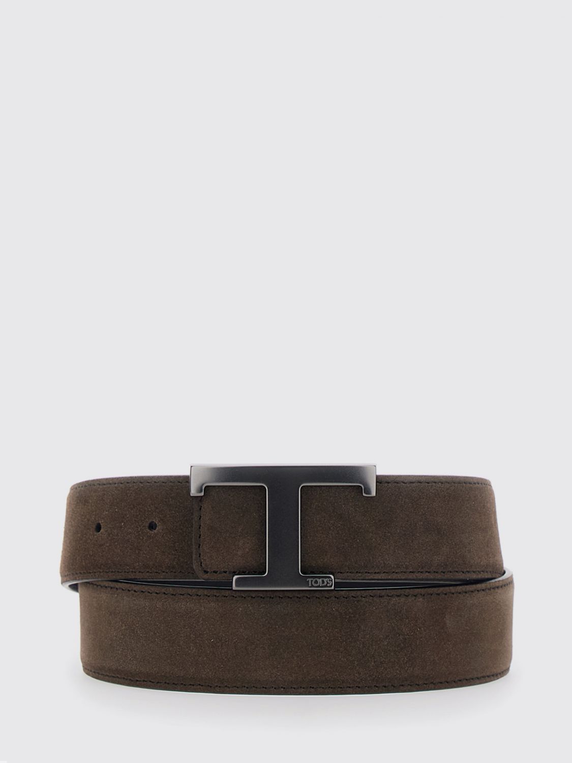 Tod's T Timeless Reversible Calfskin Belt with Monogram Buckle