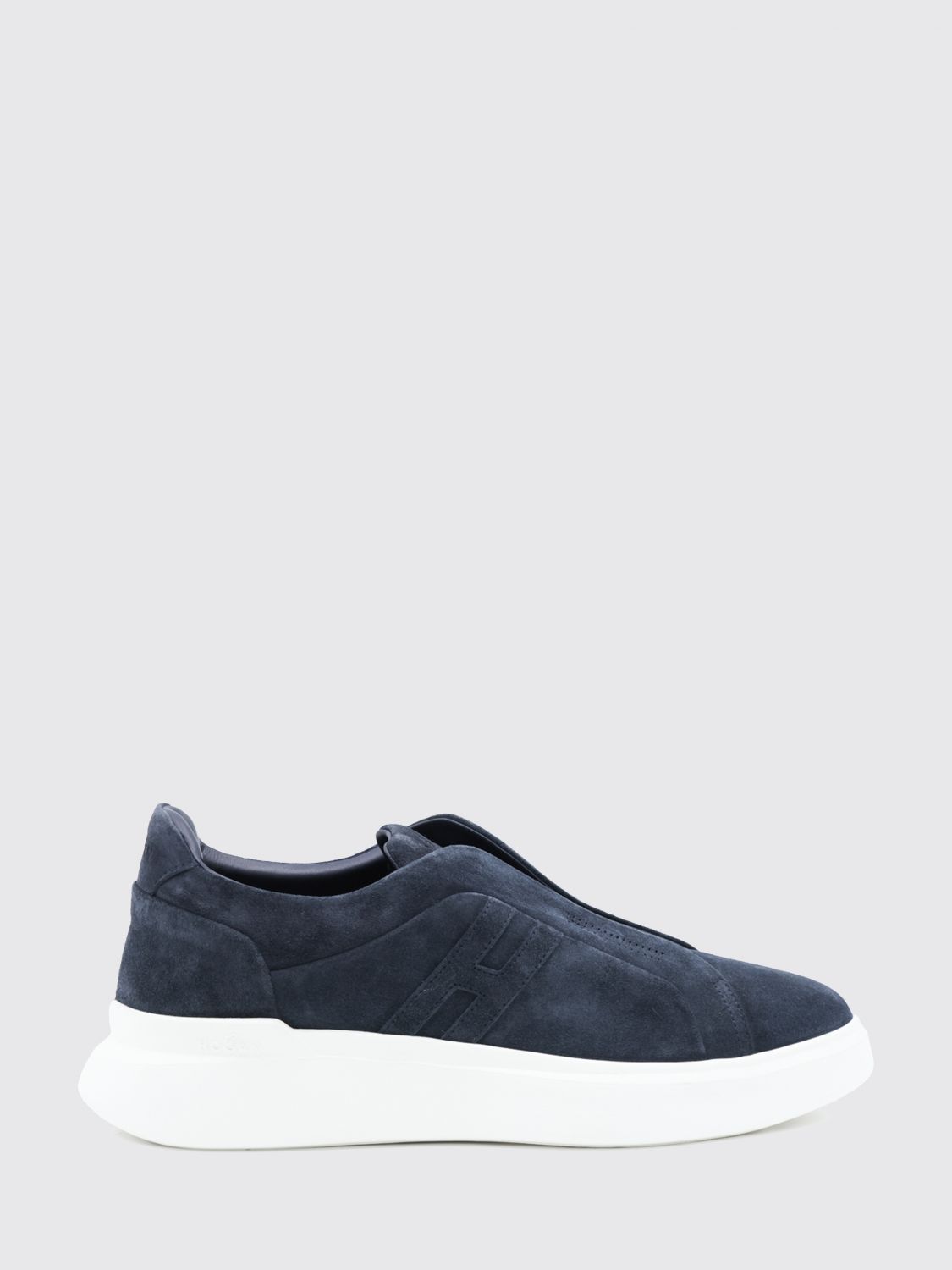 HOGAN H580 Slip-on-Sneaker aus Veloursleder mit Chunky-Sohle