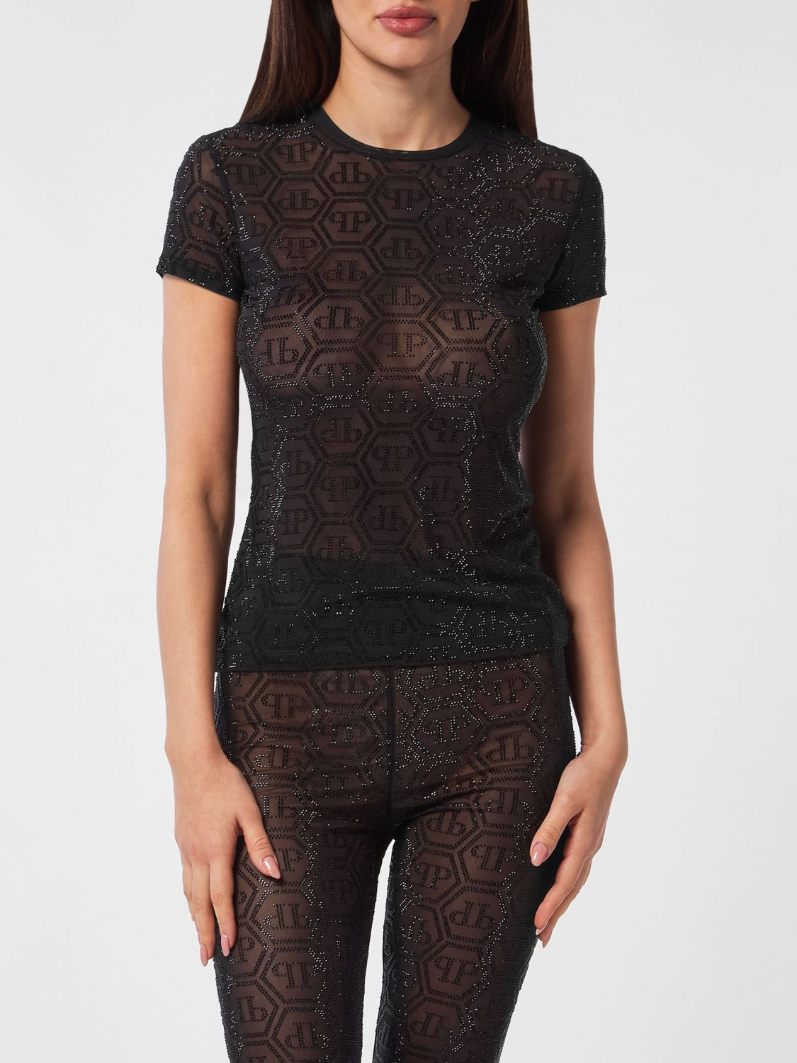 PHILIPP PLEIN T-Shirts Donna colore Nero