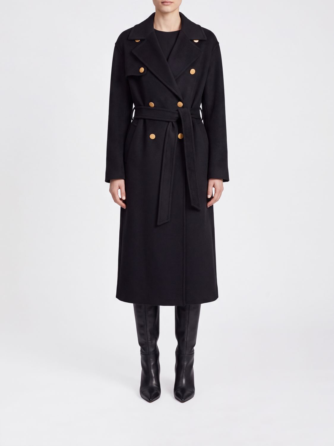 ALBERTA FERRETTI Coat Woman color Black