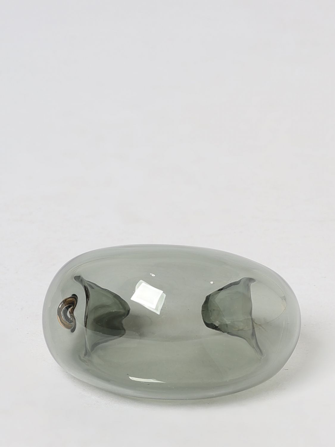 ALAÏA Bubble Rigid Bracelet in Mouth-Blown Glass with Engraved Logo ALAÏA Bubble Rigid Bracelet in Mouth-Blown Glass with Engraved Logo
