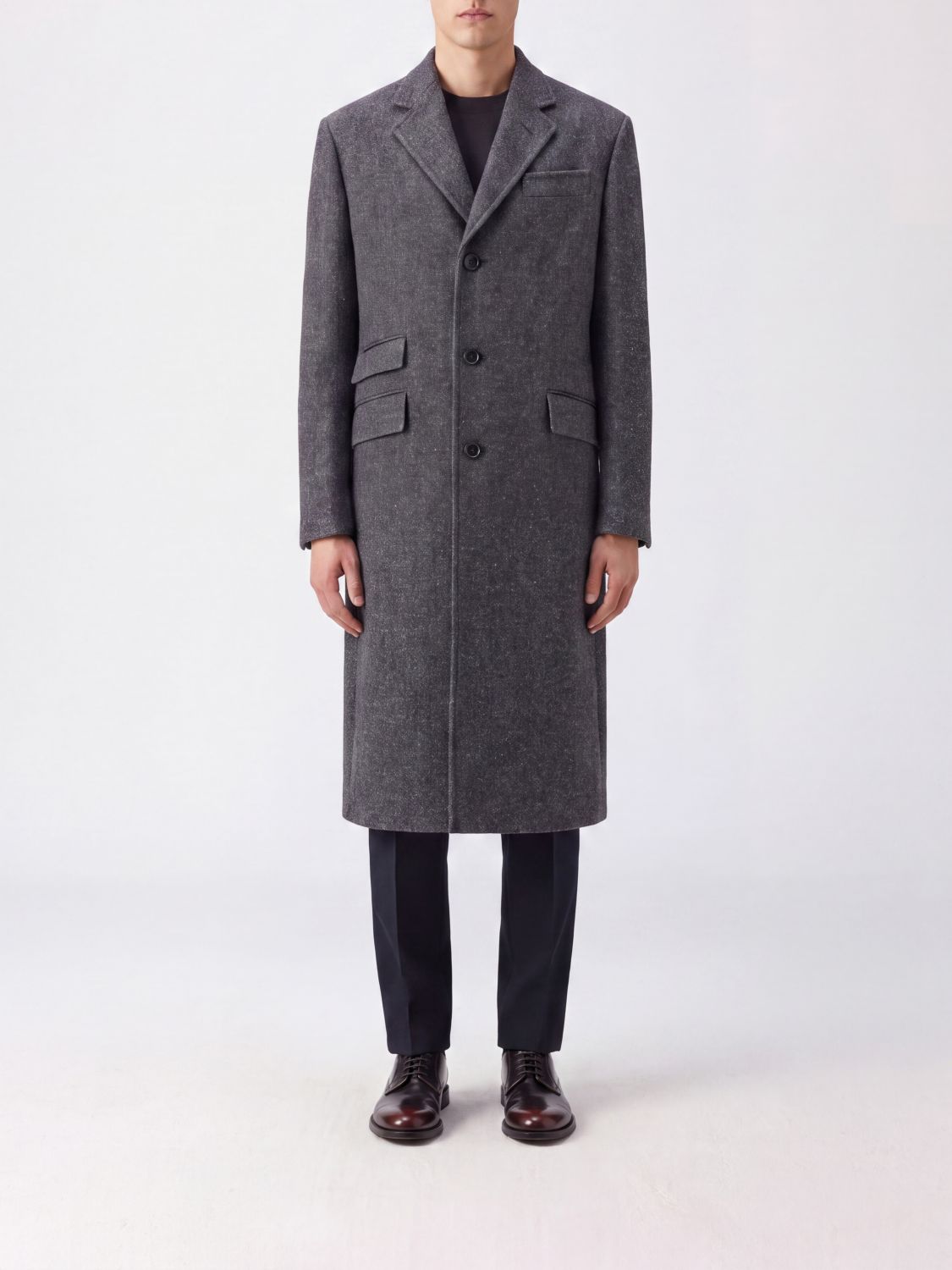 VALENTINO GARAVANI Coat Men color Grey