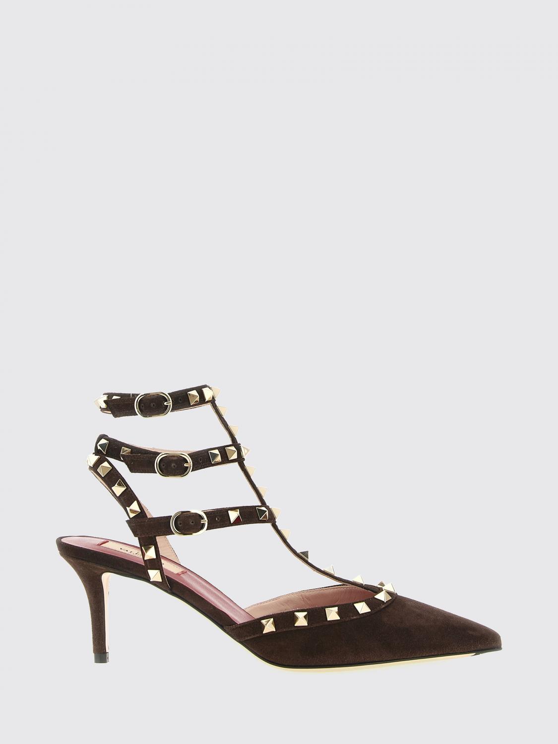 VALENTINO GARAVANI Heeled Sandal Woman color Brown