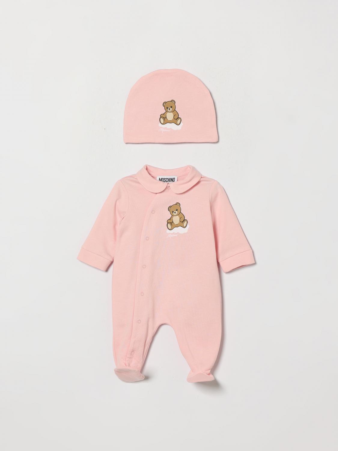 MOSCHINO 2-teiliges Baumwoll-Set für Jungen mit Peter-Pan-Kragen