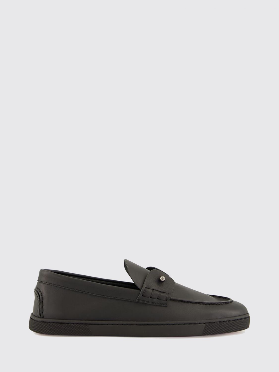 CHRISTIAN LOUBOUTIN Chambeliboat Kalbsleder-Loafer mit Piercing-Verzierungen