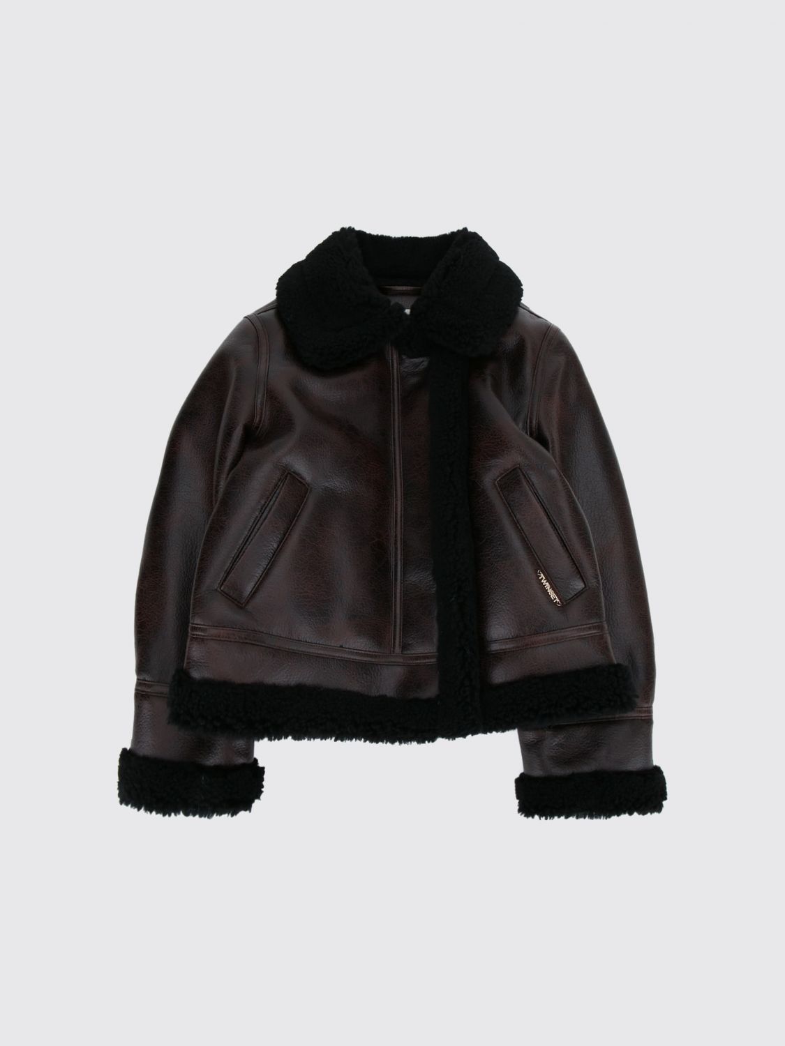 TWINSET Jacke Kinder Farbe Braun