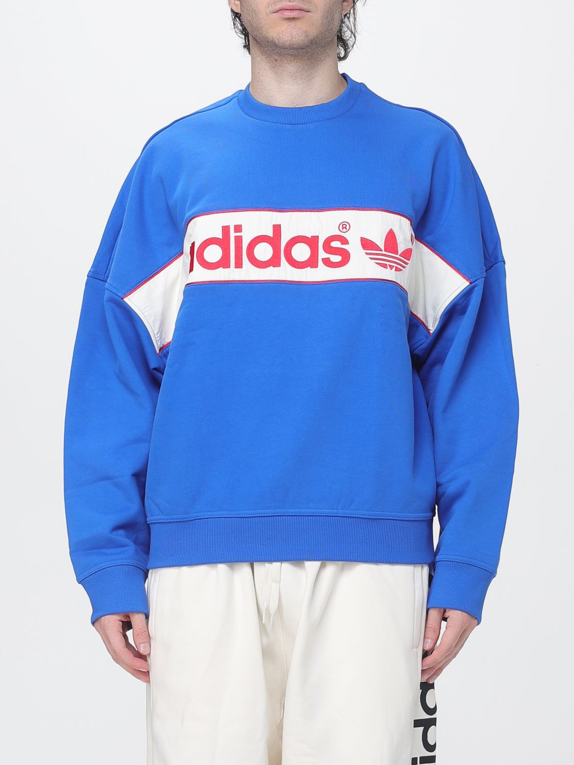 ADIDAS ORIGINALS Felpa Uomo colore Blue