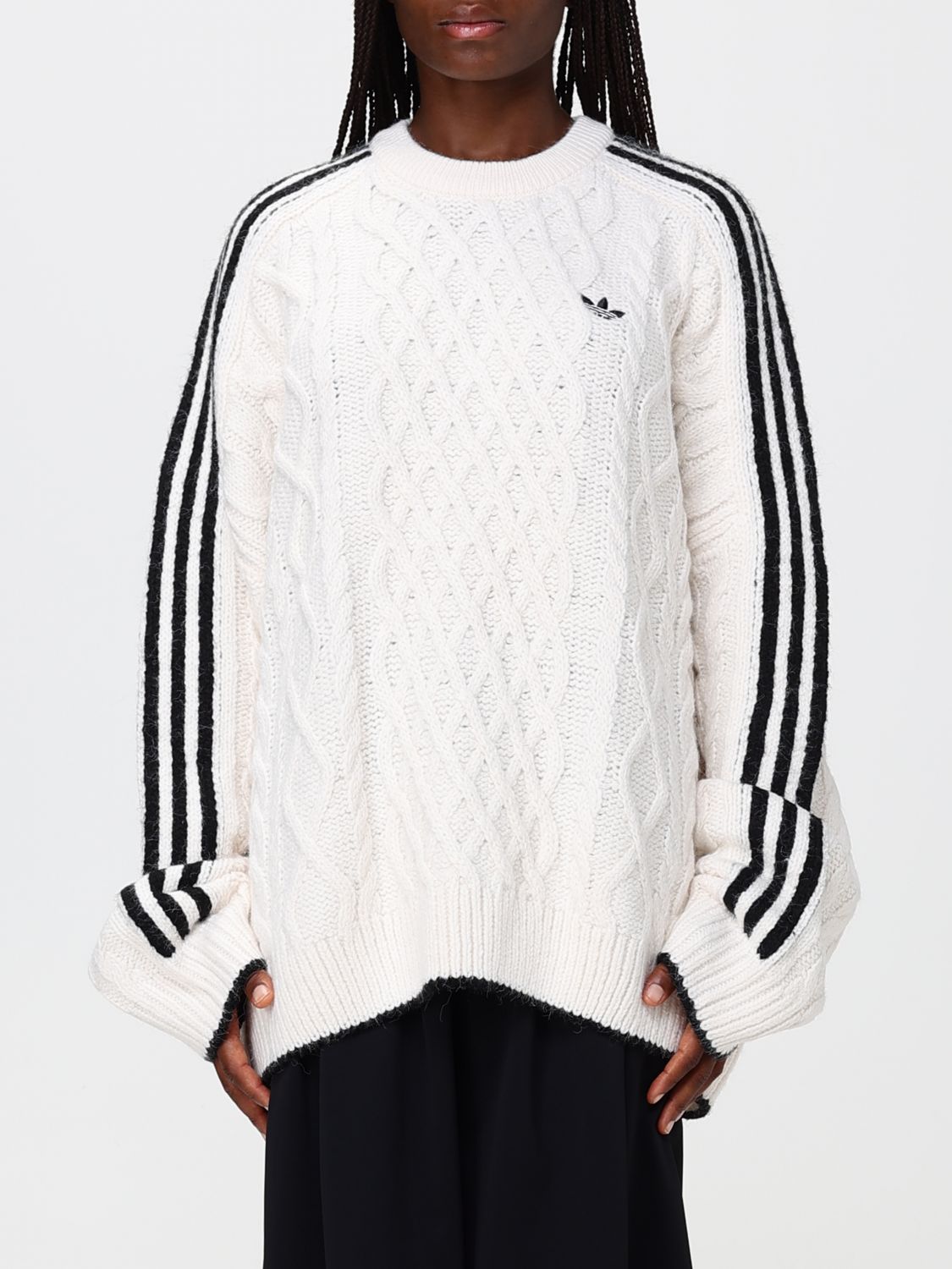 ADIDAS ORIGINALS Felpa Donna colore Beige