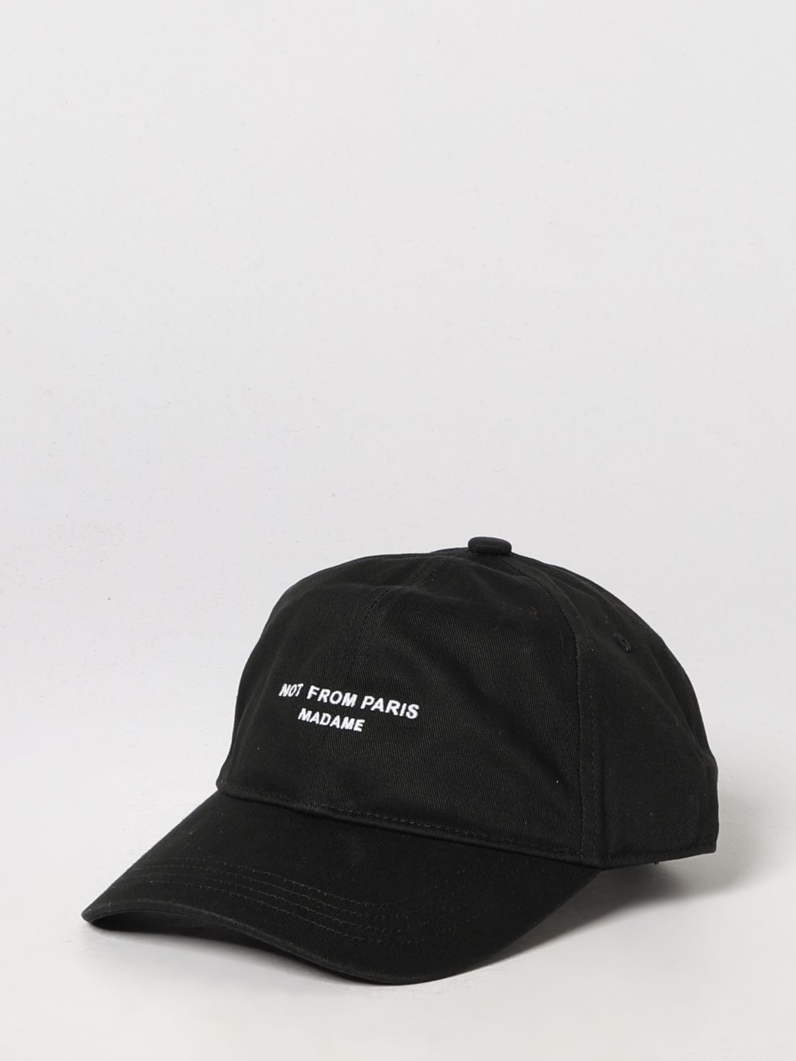 Drôle De Monsieur Cotton Twill Baseball Cap with Embroidered Logo