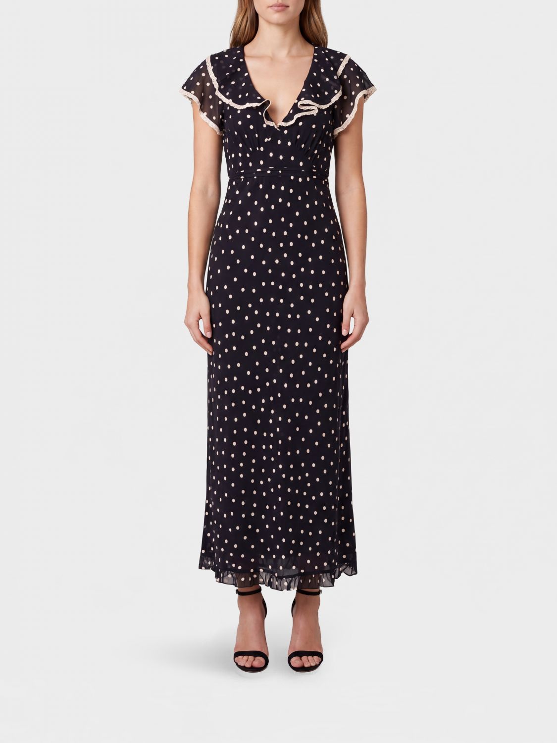 RIXO LONDON Dress Woman color Blue